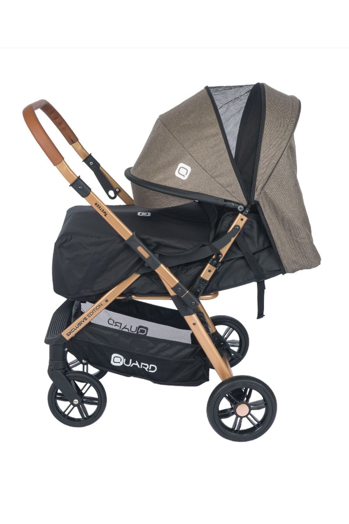 TURHAN BEBE Geniş Sepetli Mama Tablalı Çift Yönlü Bebek Arabası Kışlık + Ayak Örtüsü fotoğrafı 4 (önizleme)