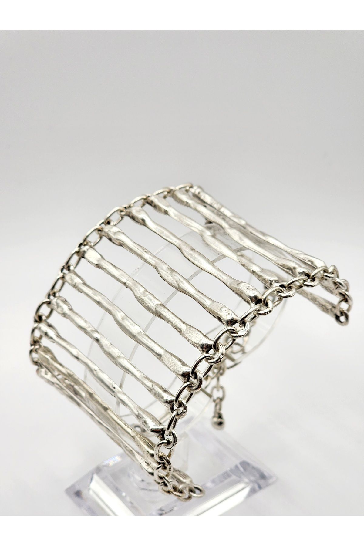 ARBABAG&ACCESSORY ZAMAK METAL ( 0 NİKEL ) 925 GÜMÜŞ KAPLAMA BOHEM TARZ BİLEKLİK