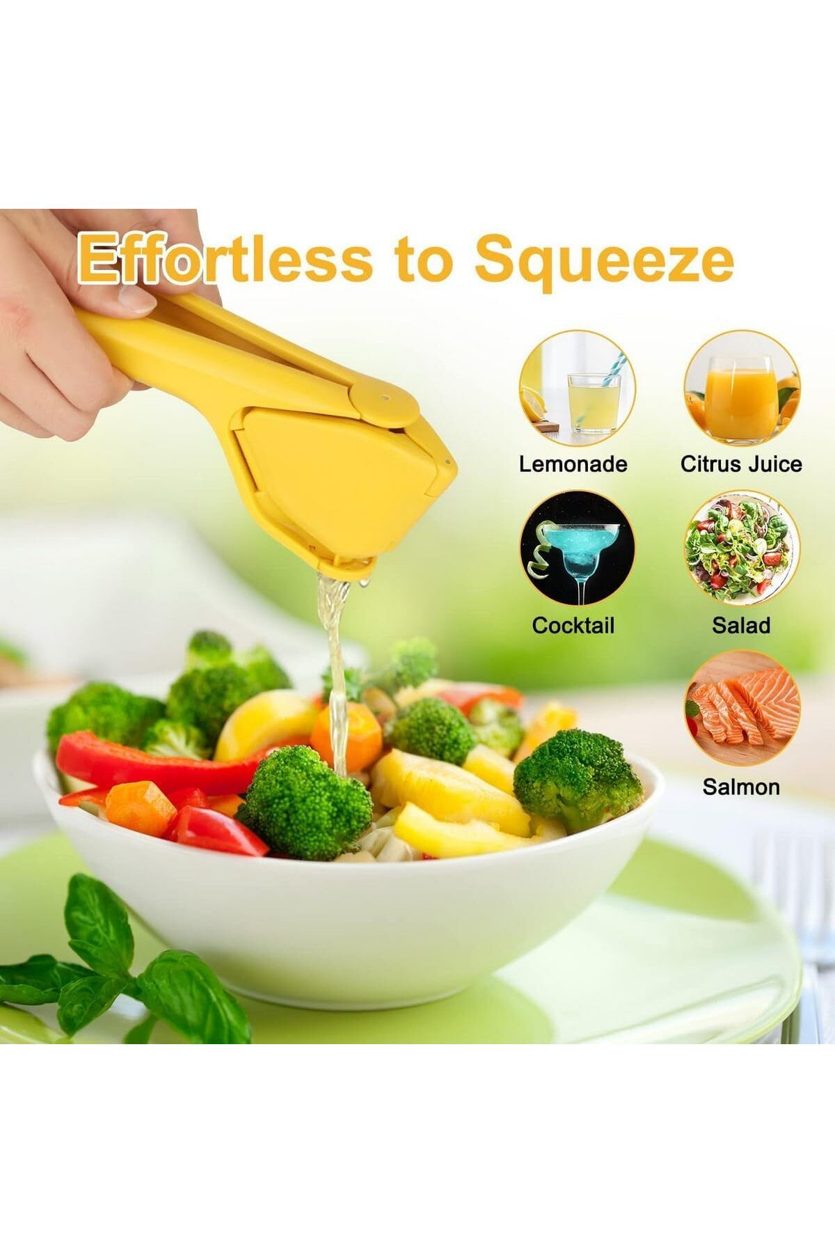 Generic-AGREON Lemon Fluicer,Easy Squeeze Manual Lemon Juicer,Citrus Juicer That Folds Flat For Space-Savin 3