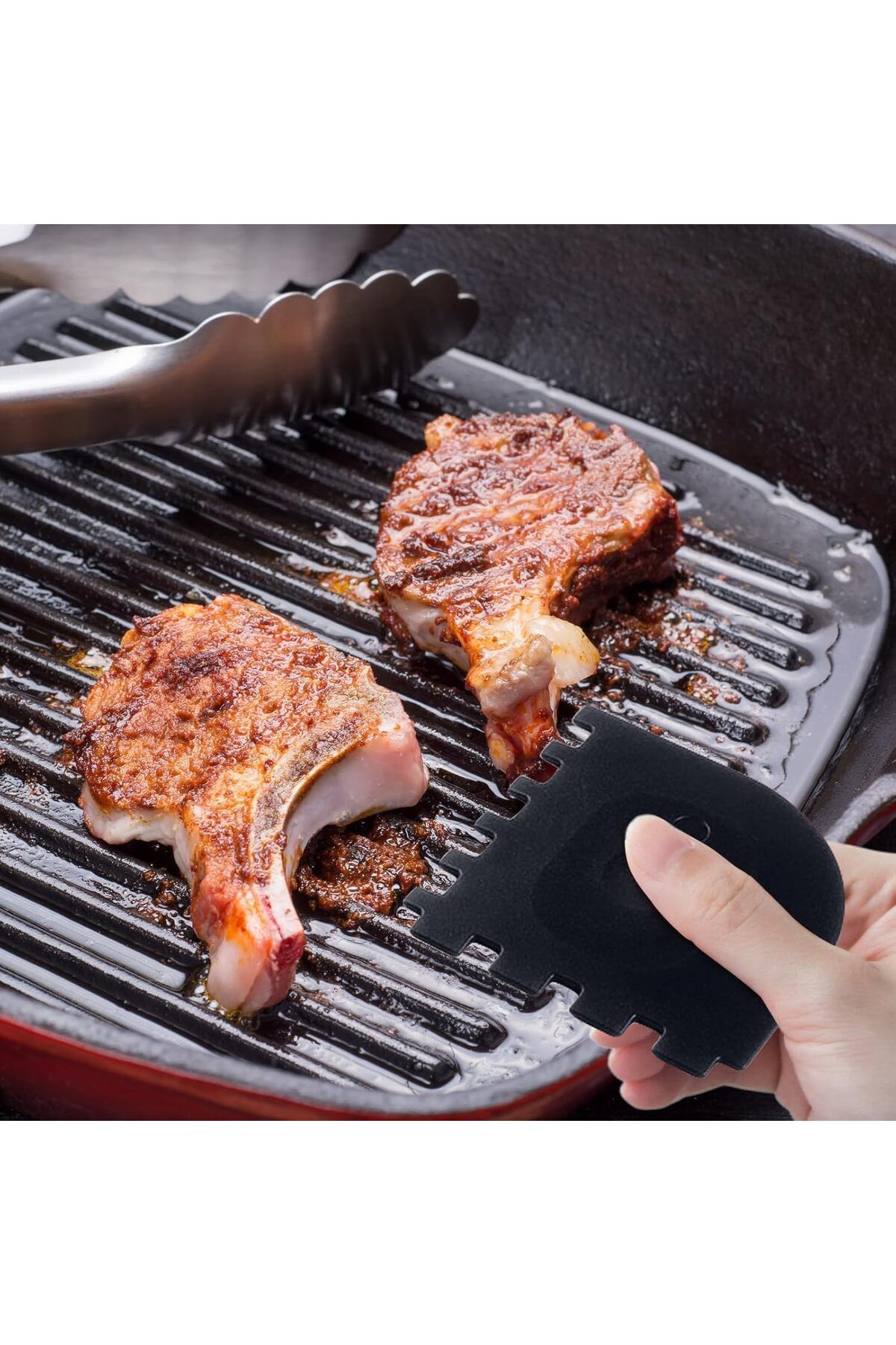 Generic-Pan Scraper, Food Scraper, Plastic Flexible Bowl Scraper, Non Scratch For Pot And Pan Cleaning, Stu 2