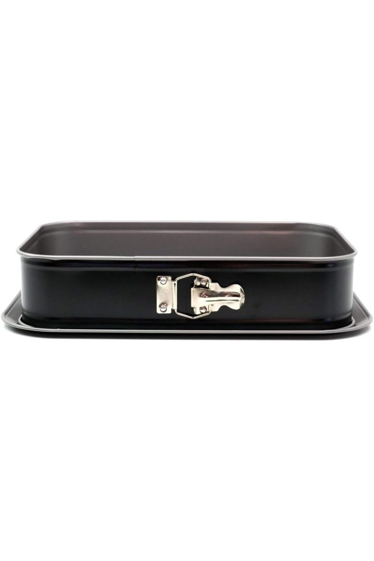 Generic-MN Springform Non-Stick Rectangular Baking Tray with Lock and Removable Bottom Made of High Quality 2