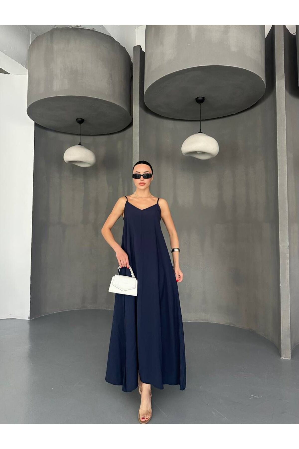 Hotfashion Askılı Salaş Elbise