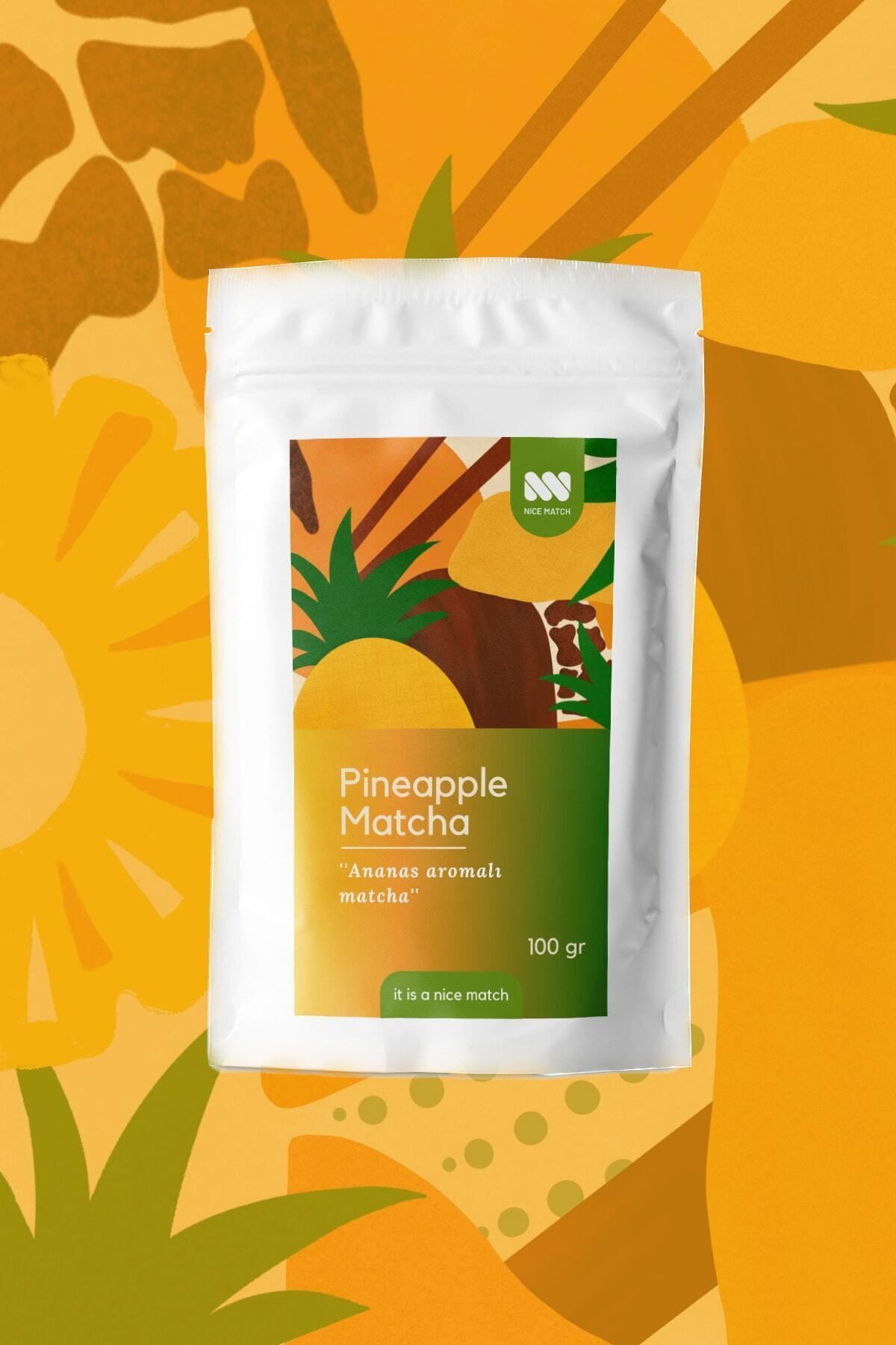 Nice Match Pineapple Matcha - Ananas Aromalı Matcha 100 gr