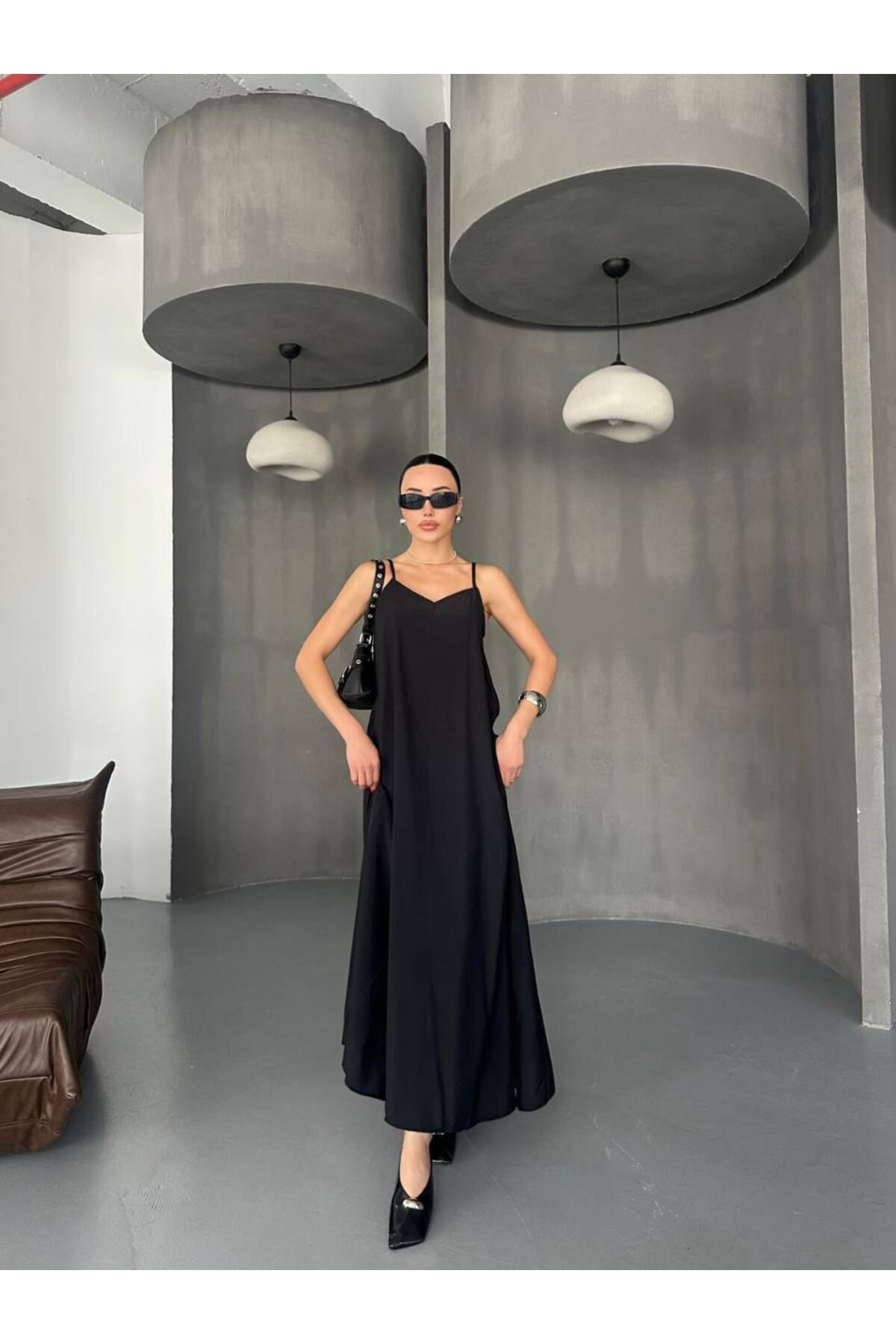 Hotfashion Askılı Salaş Elbise