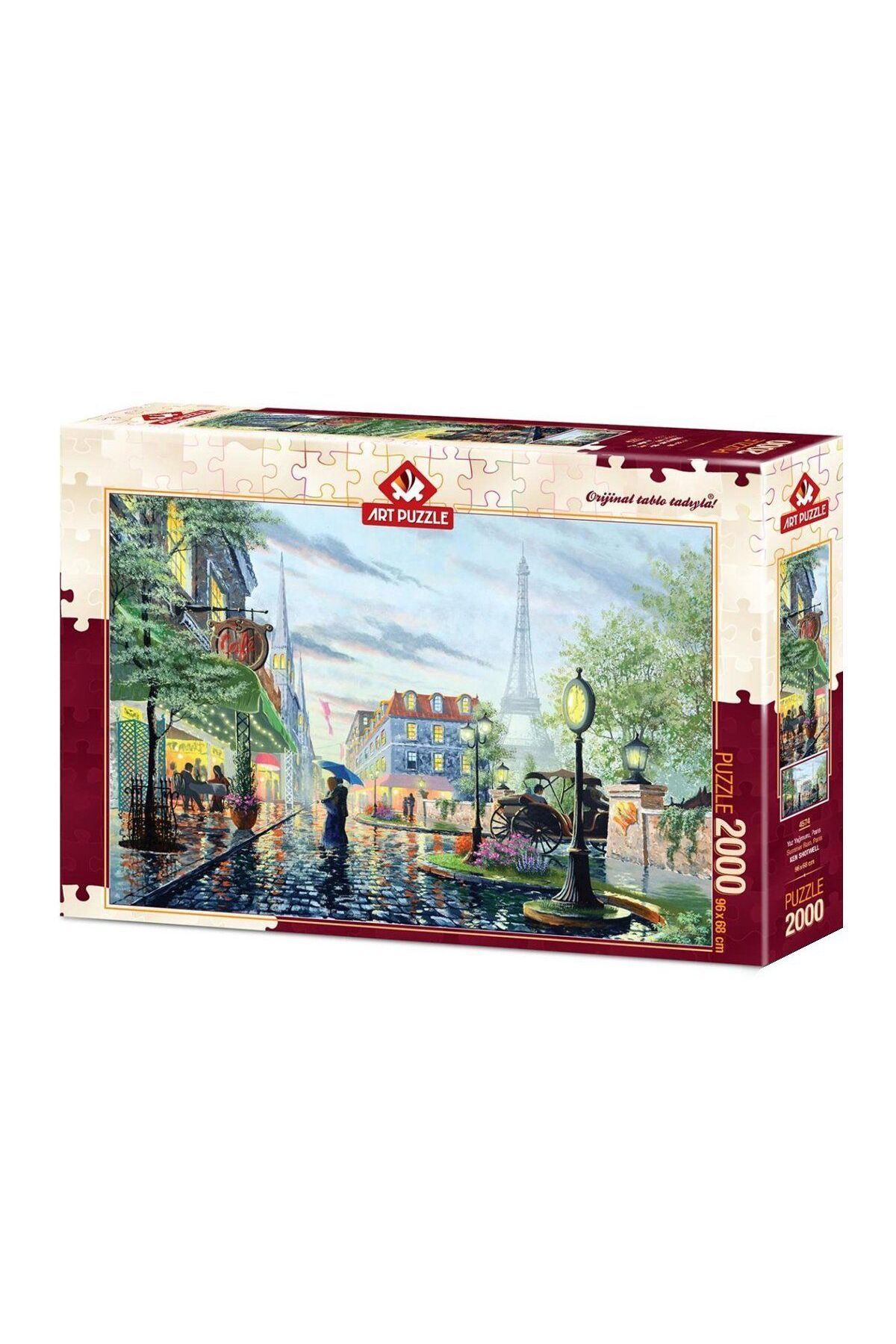 swilex 4574 Art Puzzle Yaz Yağmuru, Paris 2000 parça Puzzle / +15 yaş