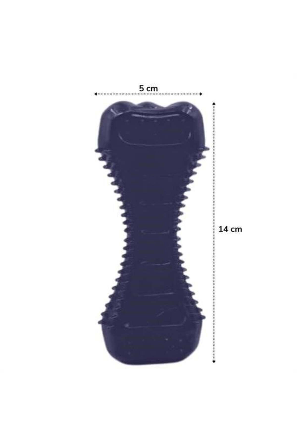 swilex Köpekler İçin Diş Kaşıma Oyuncağı Tırtıklı Yapıda Plastik Dumbell