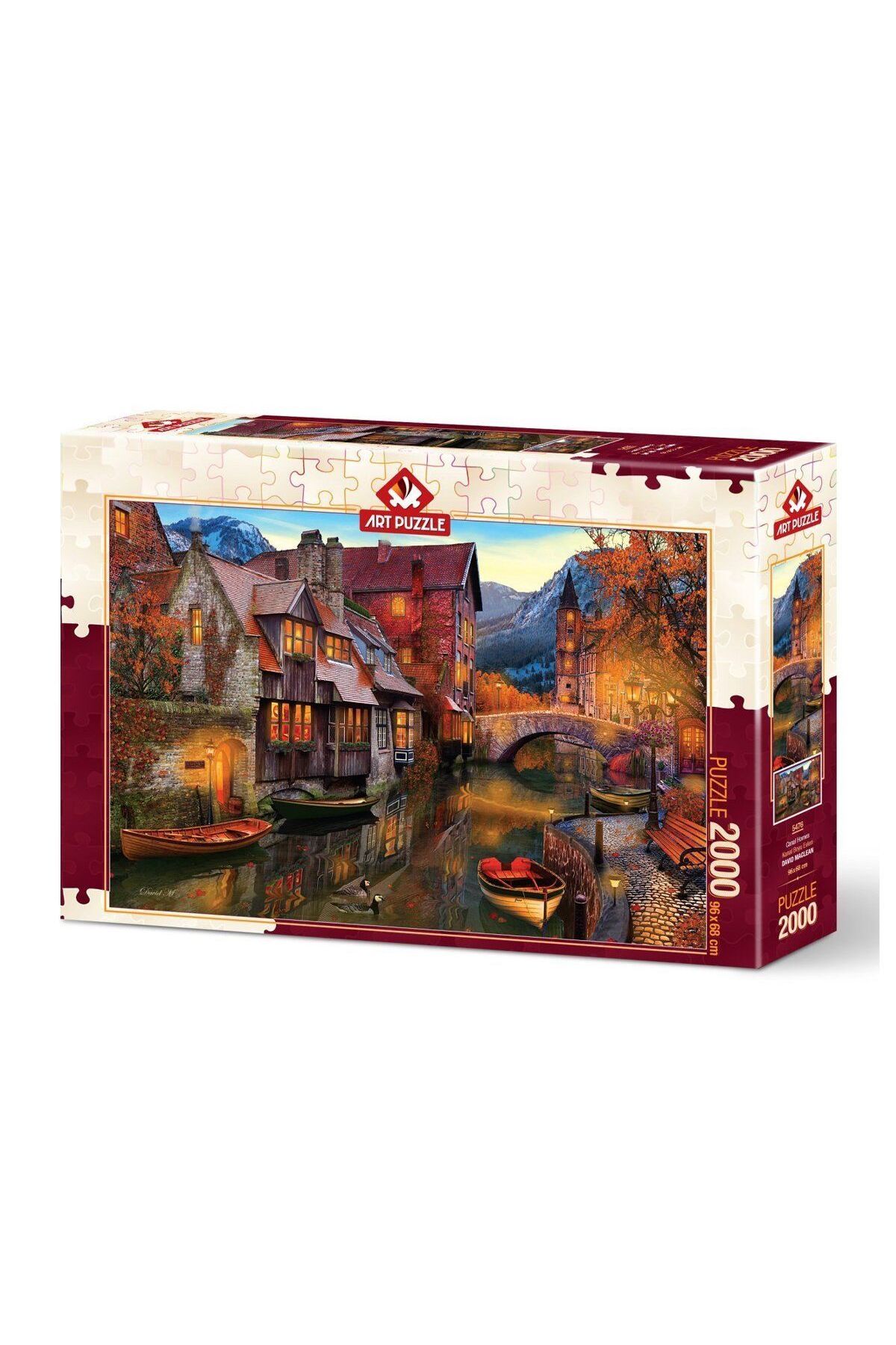 swilex 5476 Art Puzzle Kanal Boyu Evleri 2000 Parça Puzzle