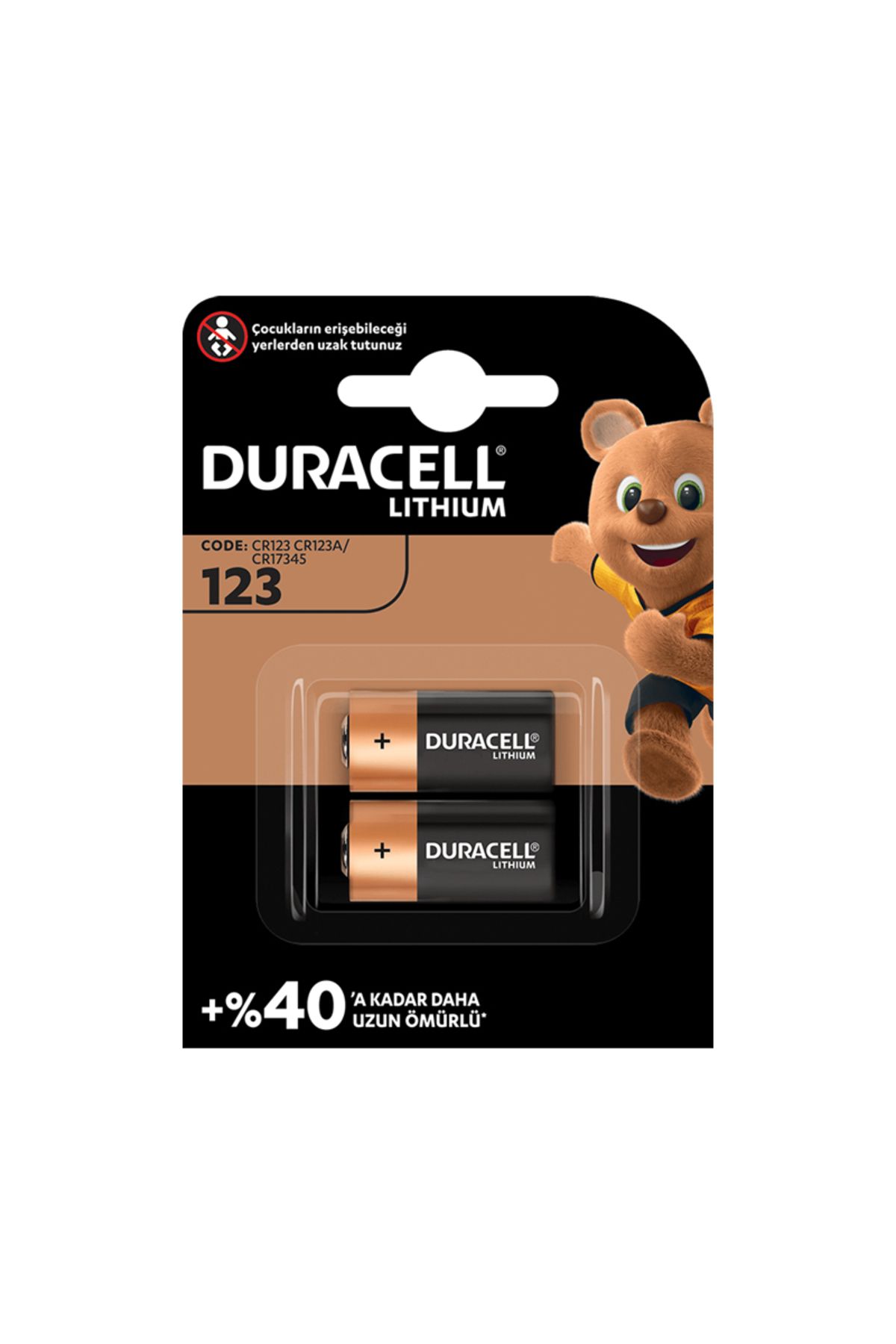 Vemora DURACELL CR123A 3V LİTYUM PİL 2Lİ PAKET FİYAT (5166)