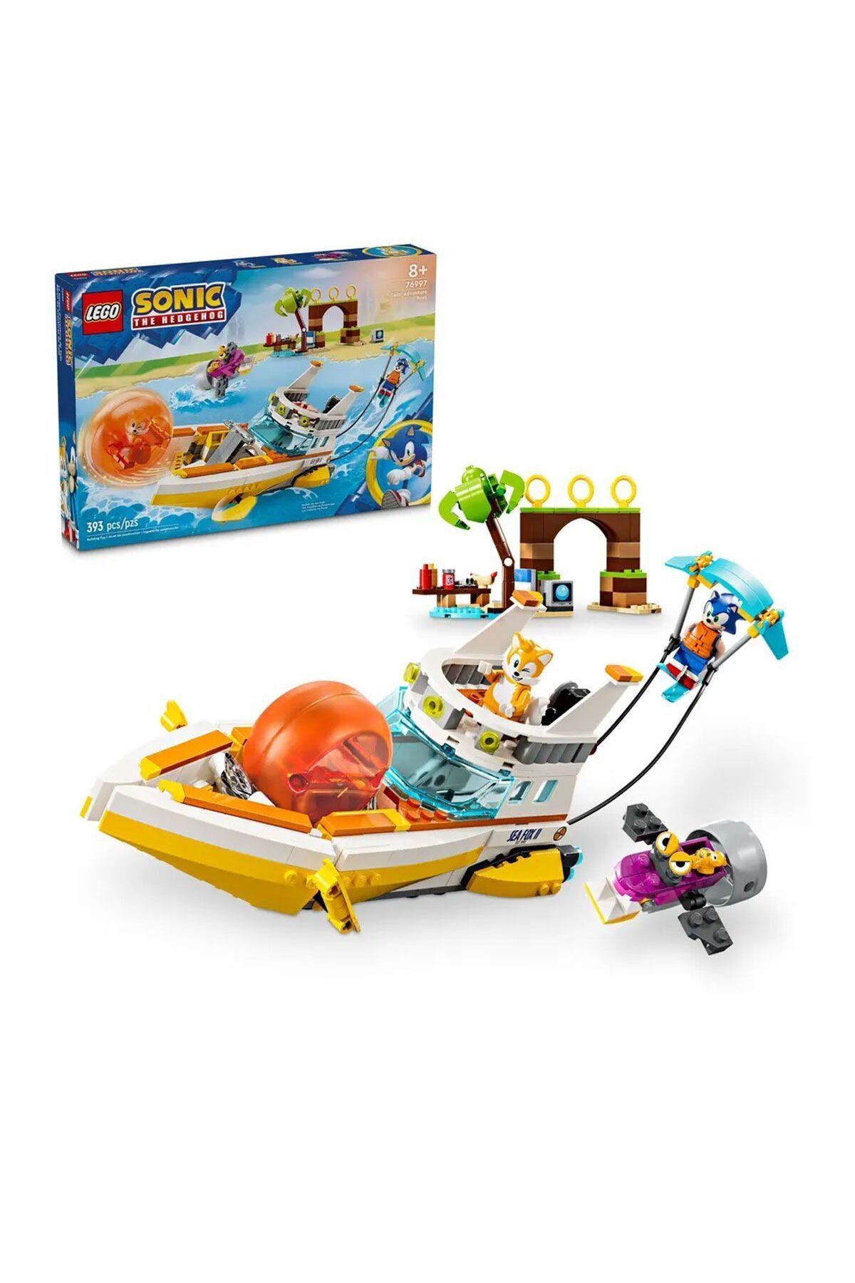 swilex 76997 Sonic the Hedgehog Tailsin Macera Teknesi 393 parça +8 yaş