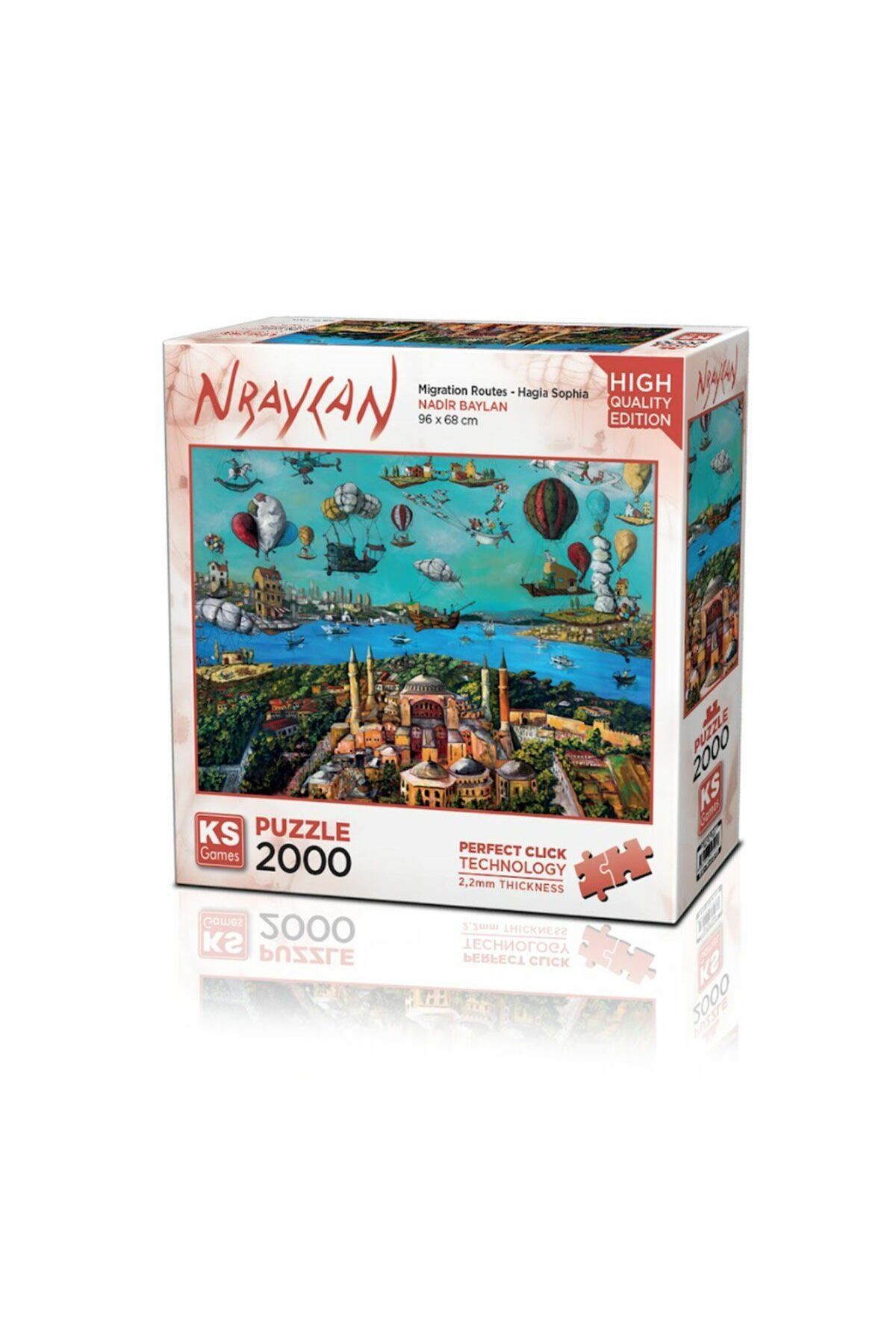 swilex 22523 Migration Routes Hagia Sophia 2000 Parça Puzzle -Puzzle