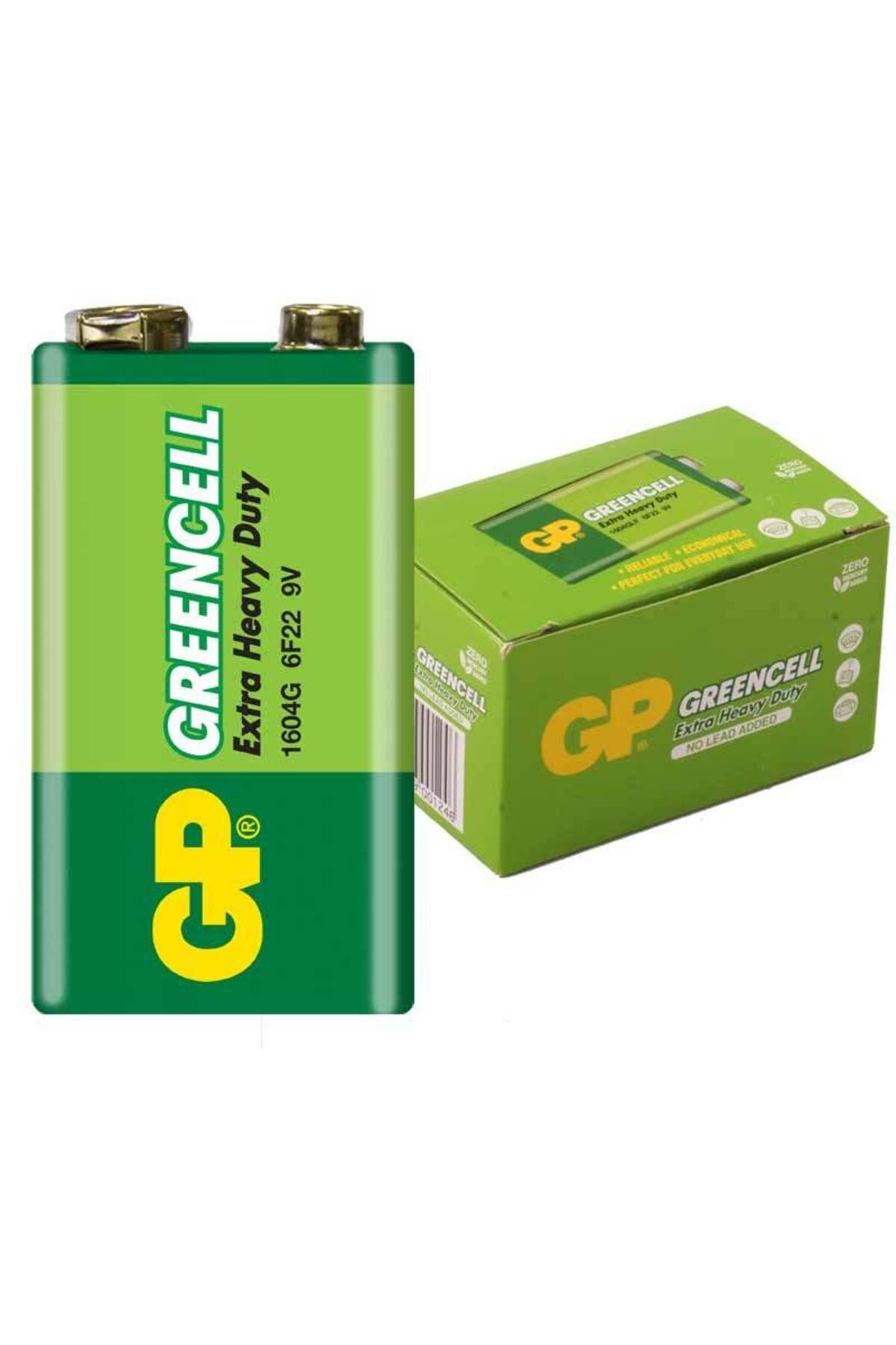 Vemora GP 1604G-B GREENCELL 9 VOLT PİL (10LU PAKET) (5166)