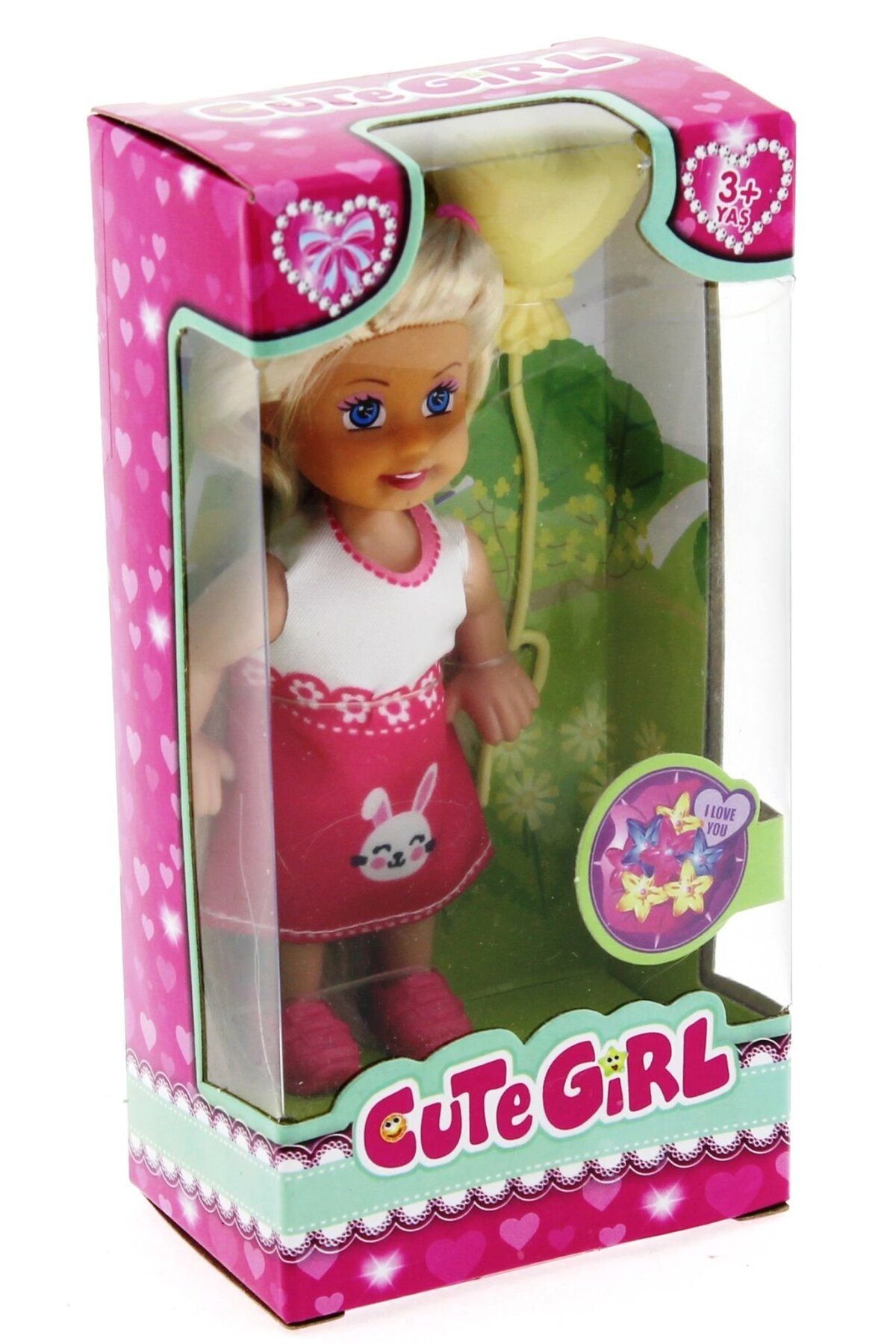 swilex Sarı Balonlu Sarışın Mini Bebek