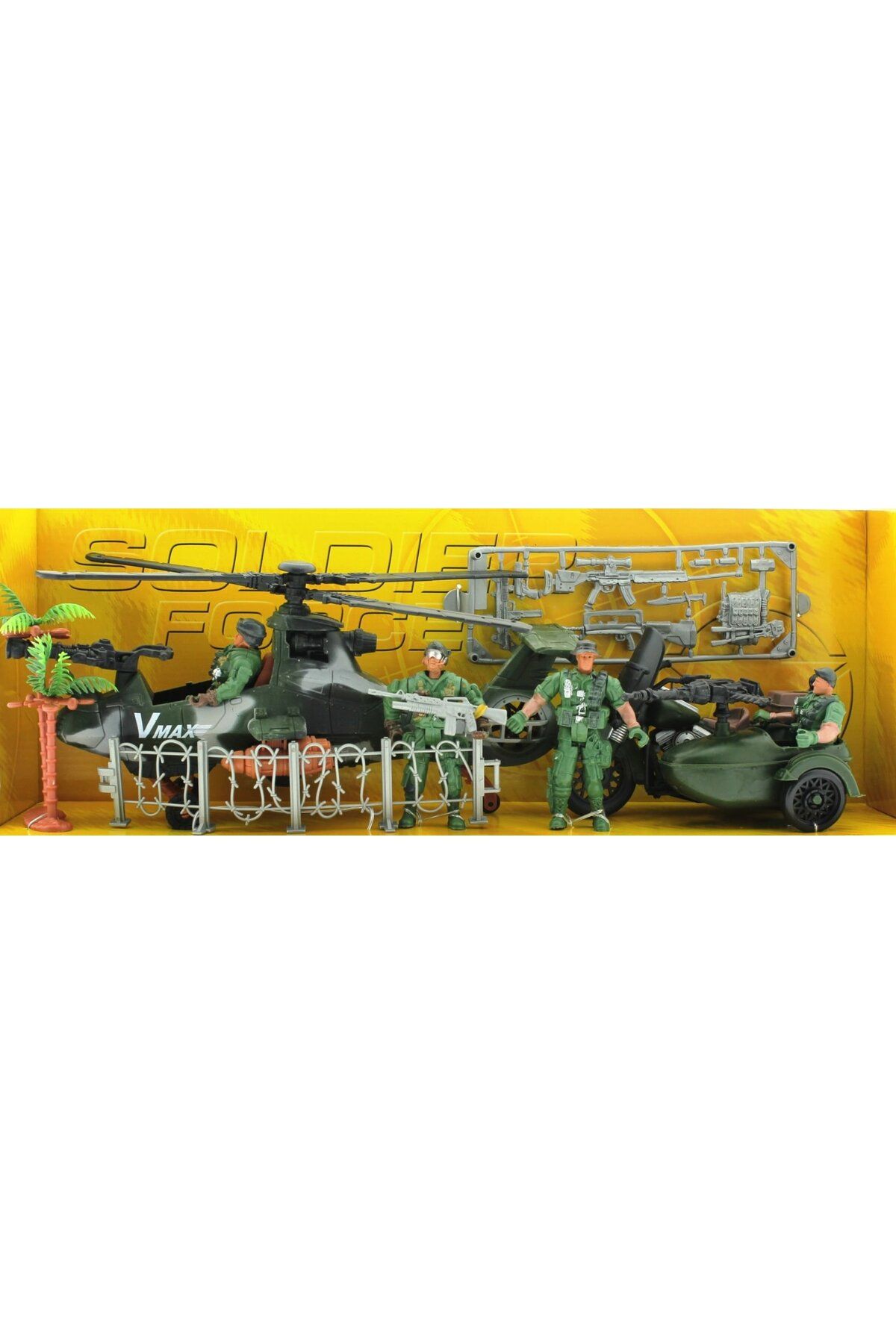 swilex Motor ve Helikopterli Askeri Oyun Seti