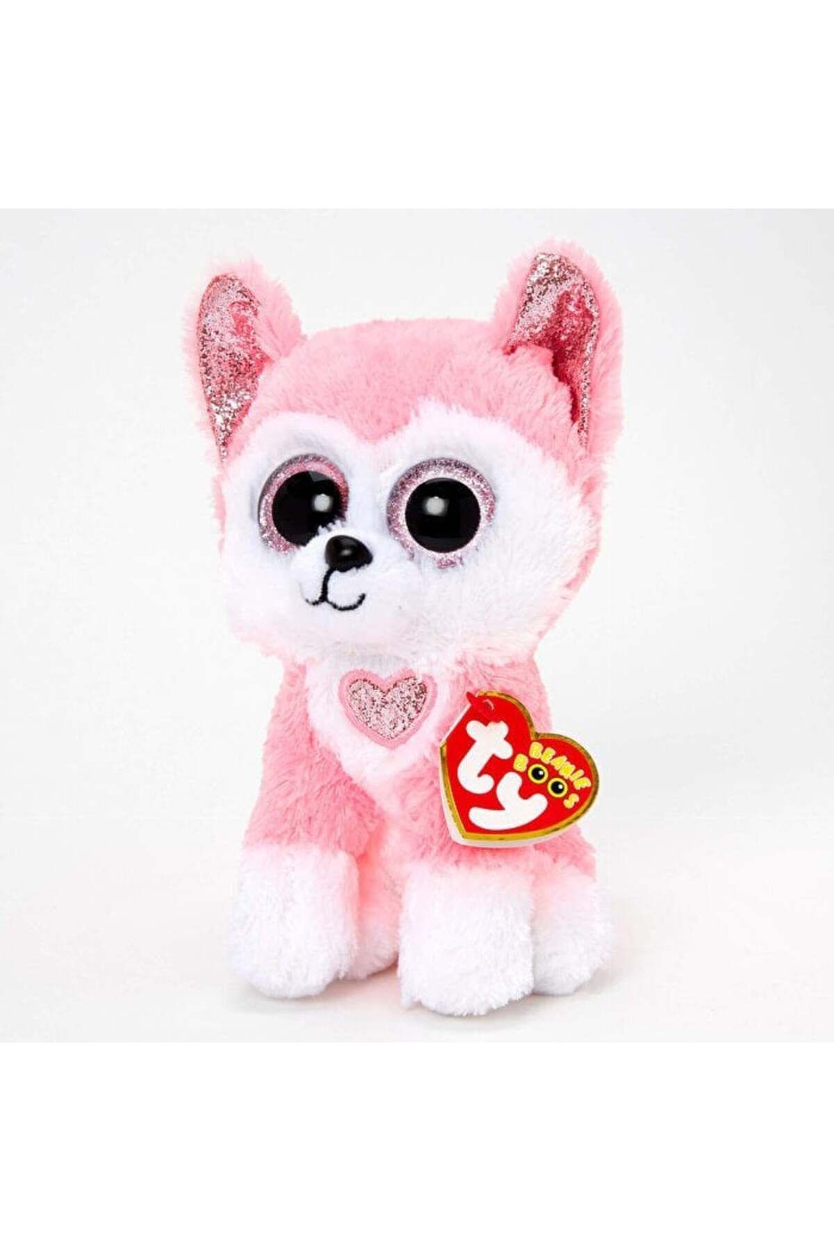 swilex Peluş Köpek Pembe Husky Hunk 15 cm