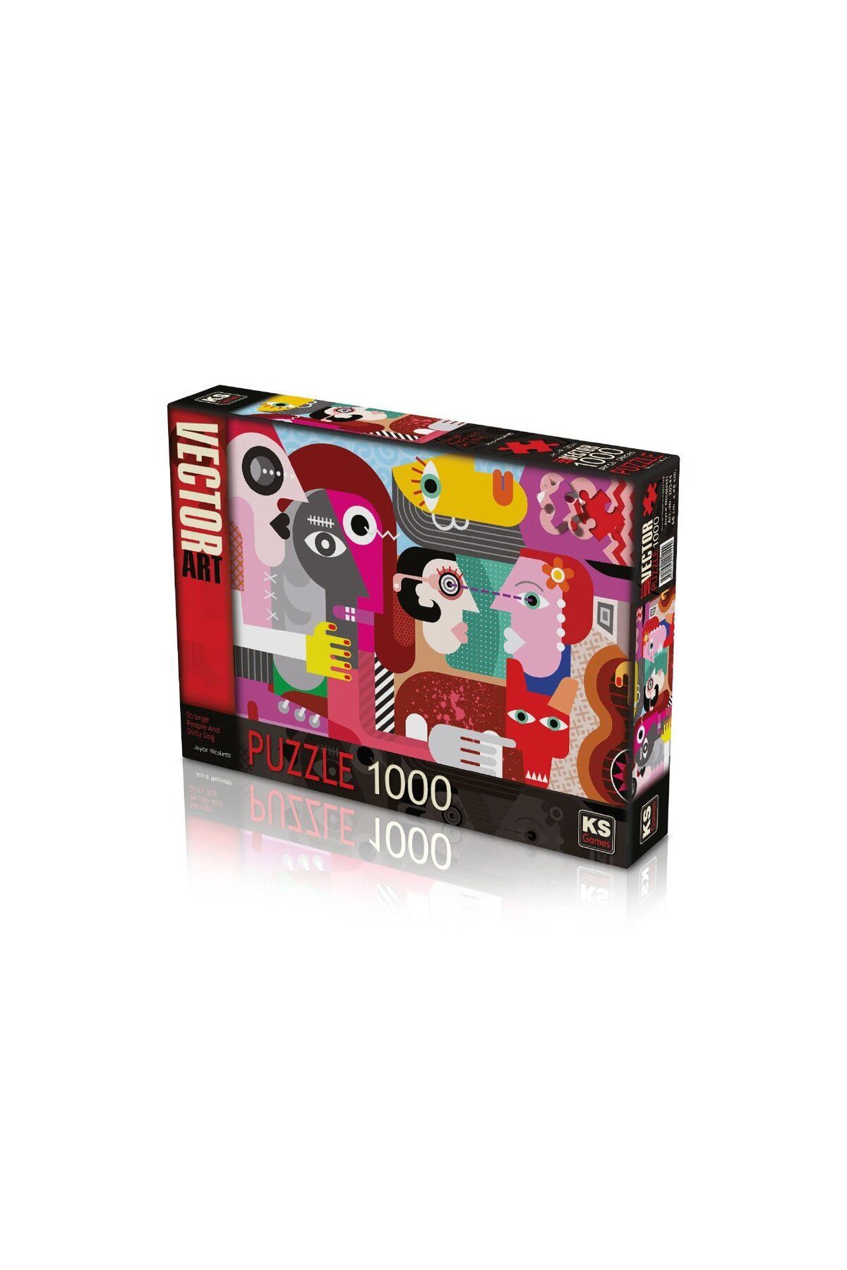 swilex Puzzle 1000 Parça Strange People And DirDog