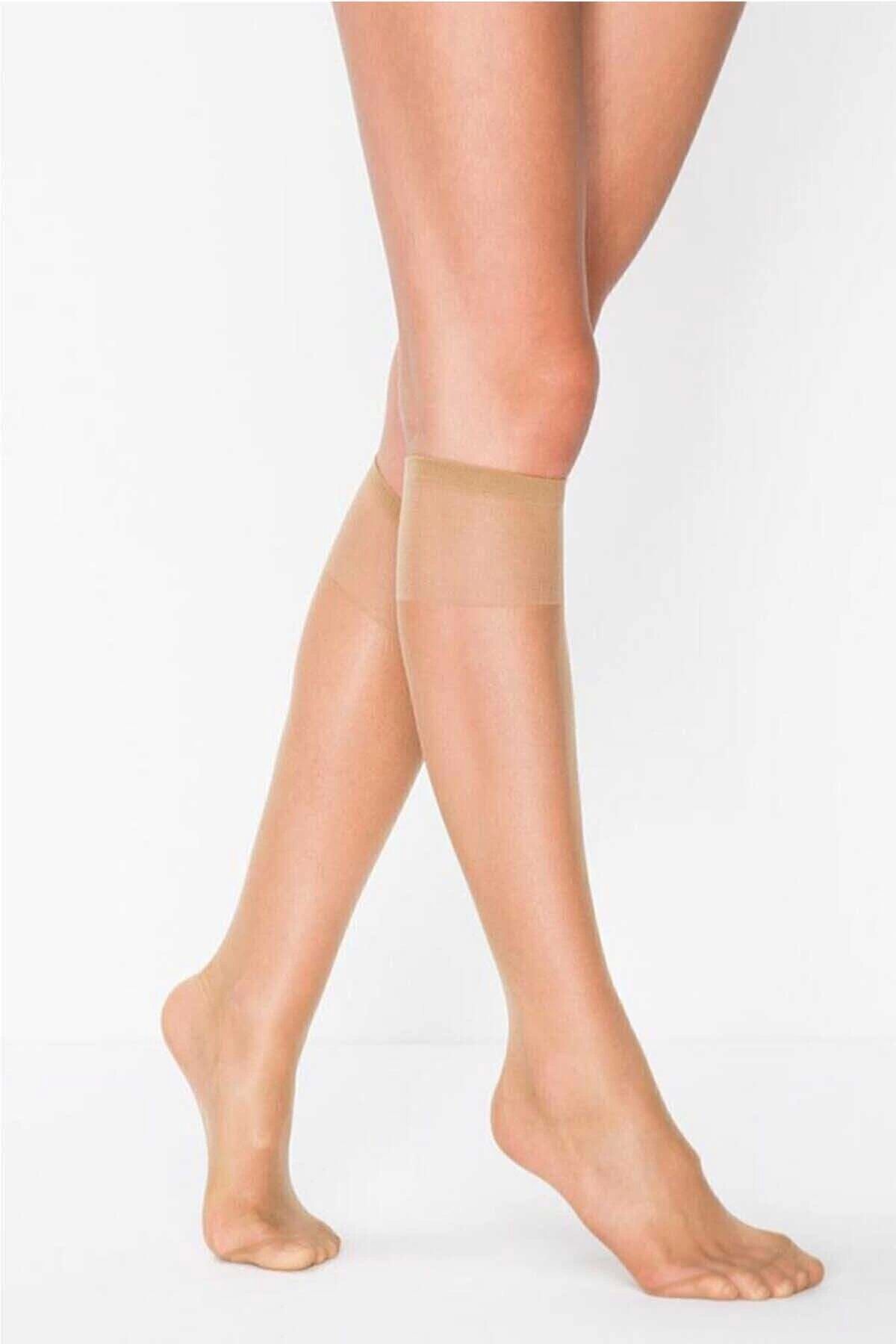 PRATİKOBA Süper Ince 15 den Mat Pantolon Çorabı Bronz