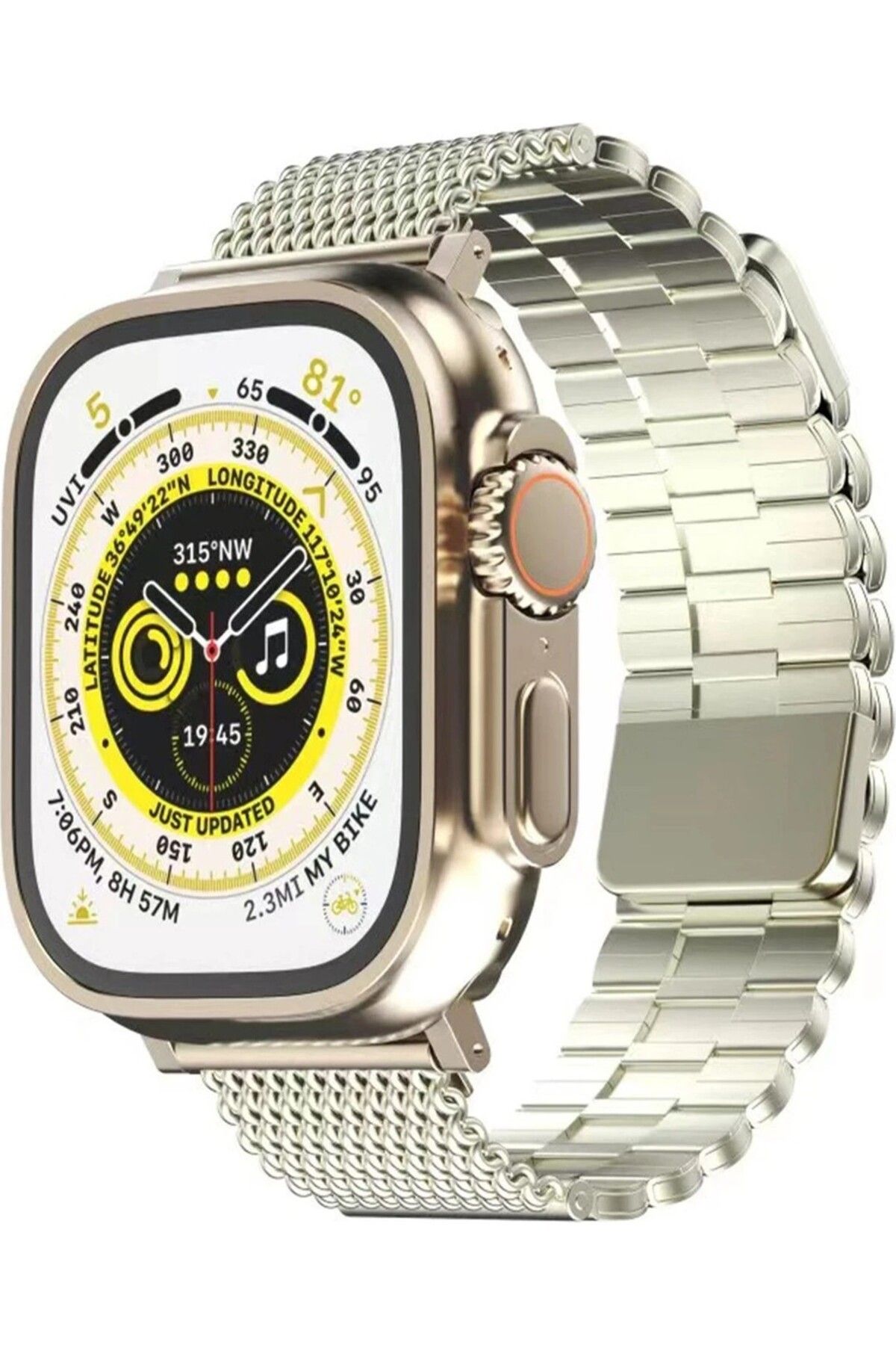 Zentico Apple Watch Uyumlu Ascend Metal Kordon – Paslanmaz Çelik, Ayarlanabilir, Şık Tasarım