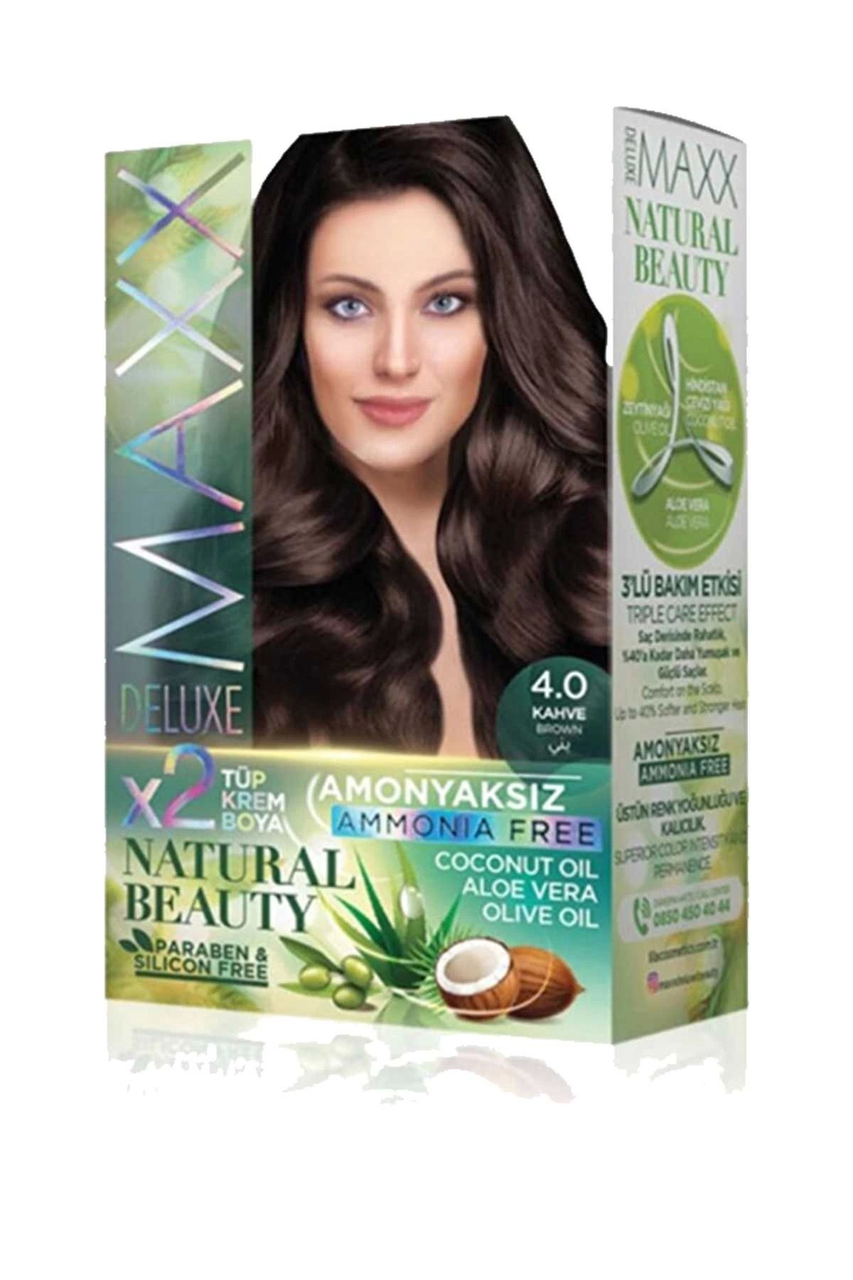 PRATİKOBA Natural Beauty Amonyaksız Saç Boyası 4.0 Kahve