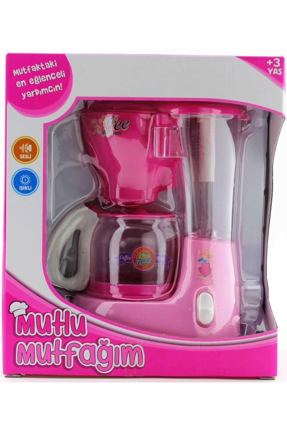 swilex Mutlu Mutfağım Mini Kahve Makinası Koyu Pembe 0037