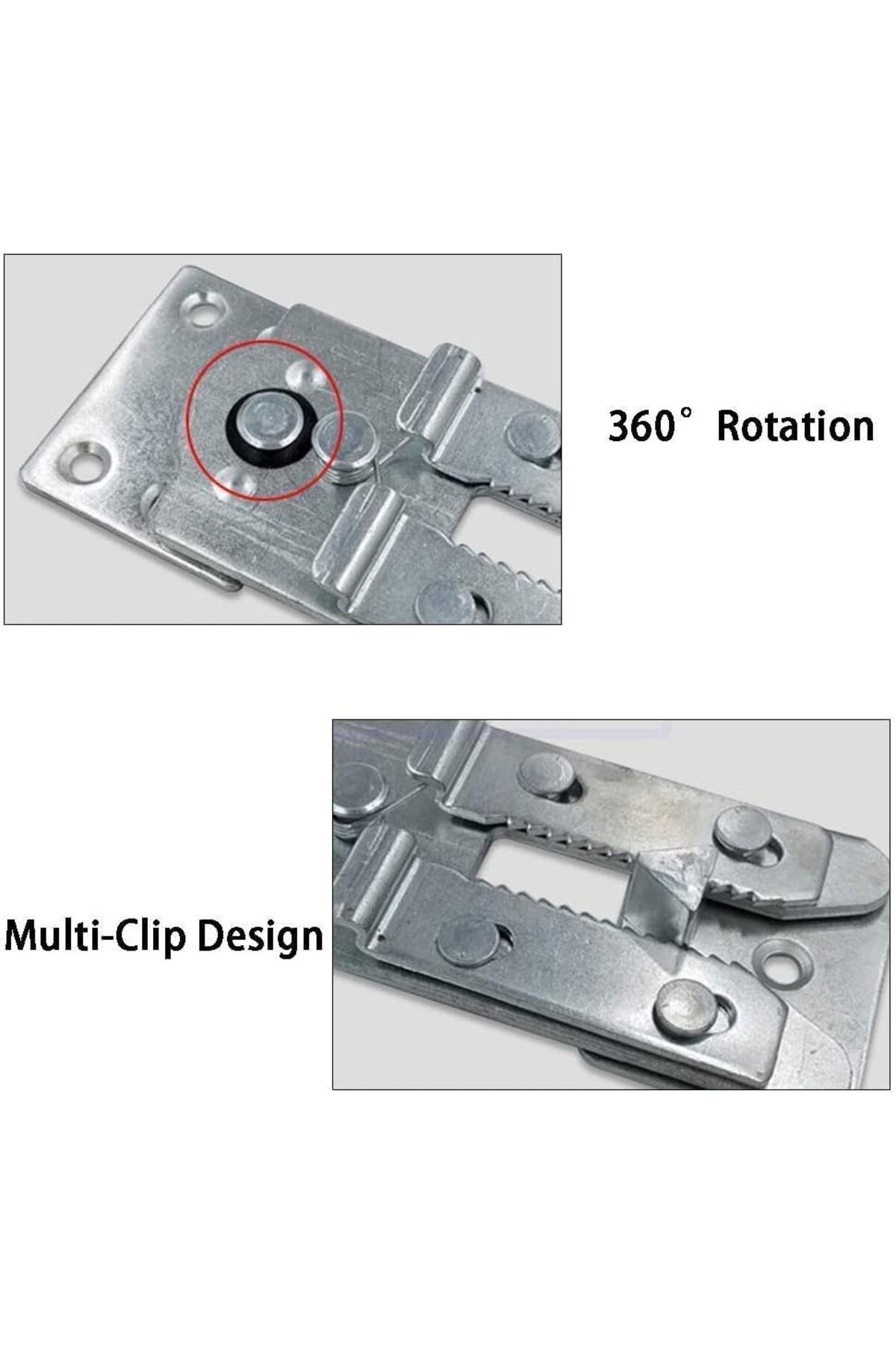 Generic-XICEN 4 Pack Sofa Snap Sectional Couch Connector with Screws, Sofa Connector Bracket with Hardware 5