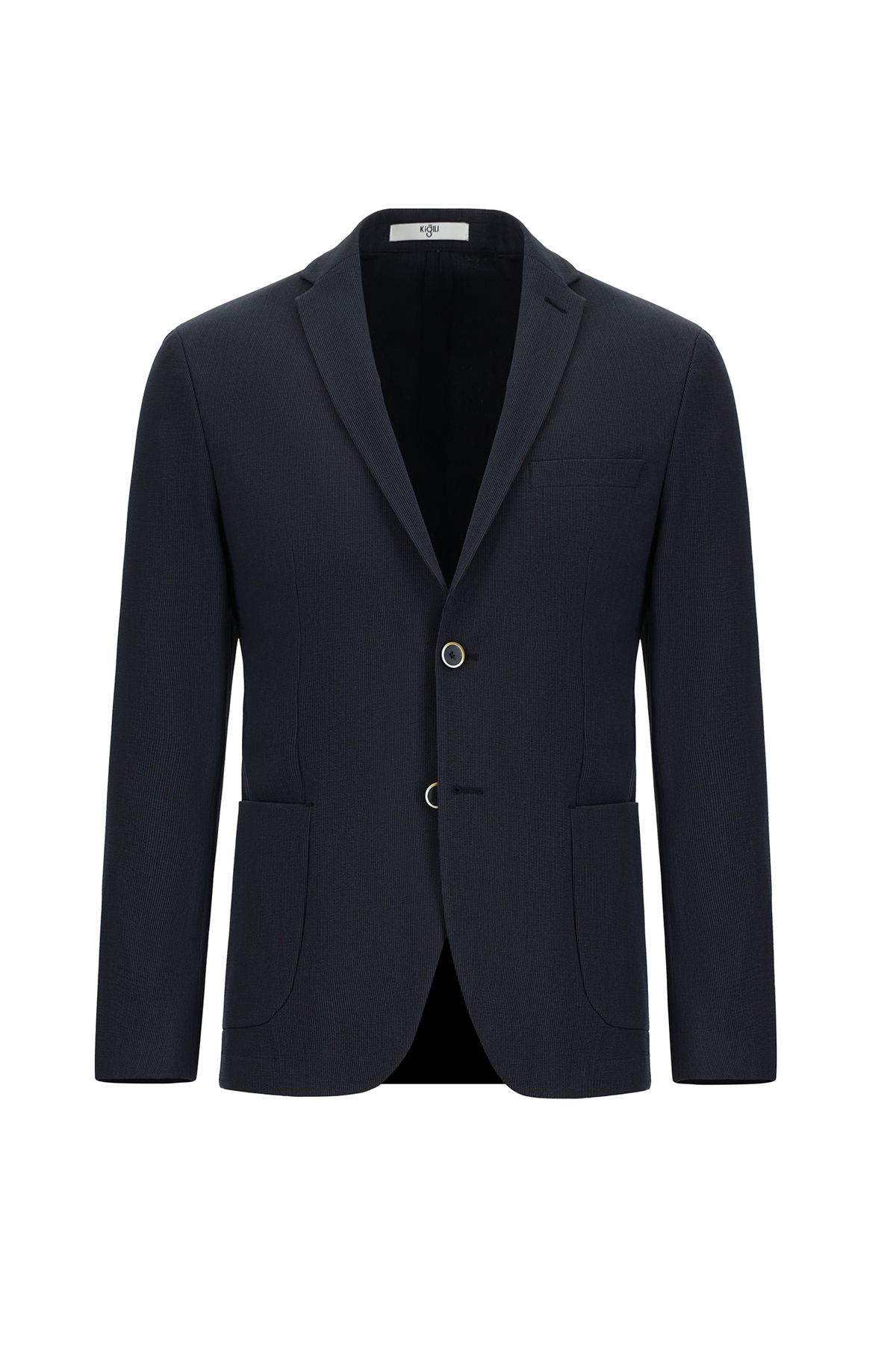 ژاکت Super Slim Fit Extra Slim Cut Seersucker Kiğılı