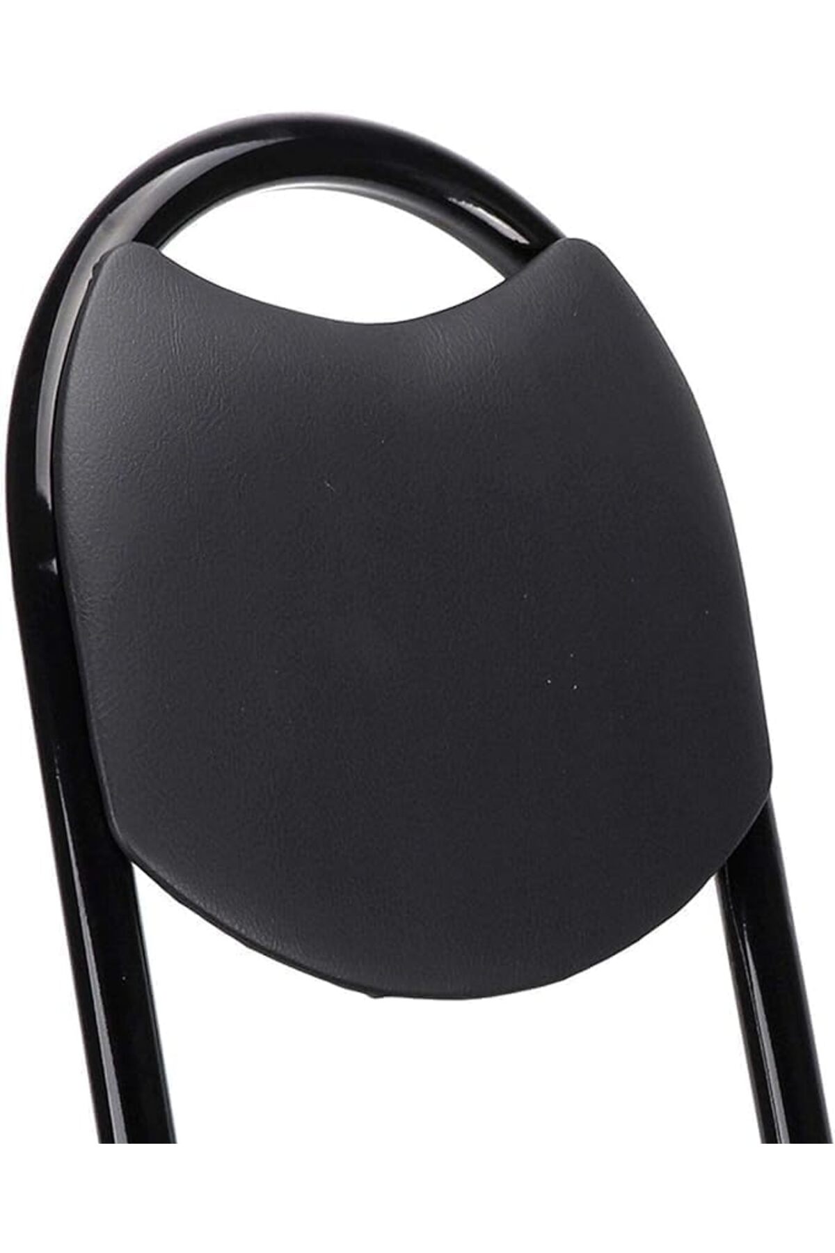 كرسي بونكا المحمول القابل للطي للصلاة والرحلات وغرفة المعيشة وغرفة الطعام، أسود