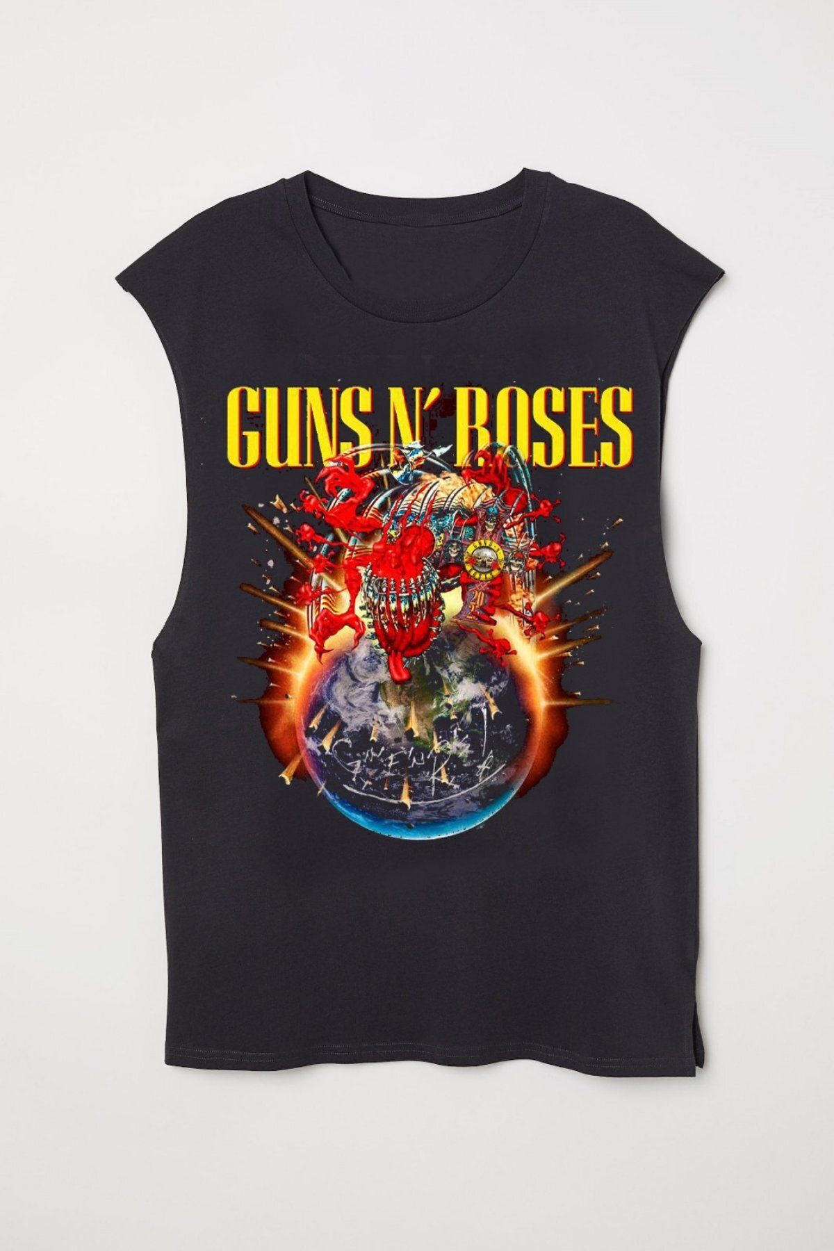 Pop Giyim Guns N' Roses European And Middle East Tour 2025 Unisex T-shirt