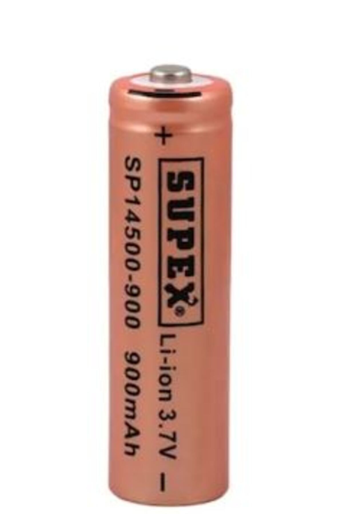 swilex SUPEX SP14500-900S LİTYUM ION 3.7 VOLT 900 MAH ŞARJ EDİLEBİLİR BAŞLIKLI PİL TEKLİ