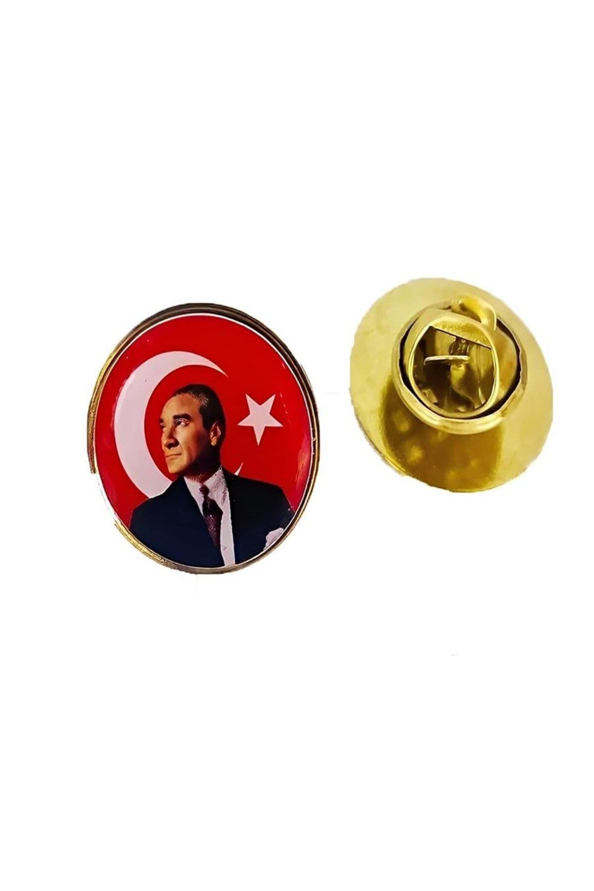 alsepeteavm Atatürk Sivil Bayraklı Rozet (35'Li) 20 mm