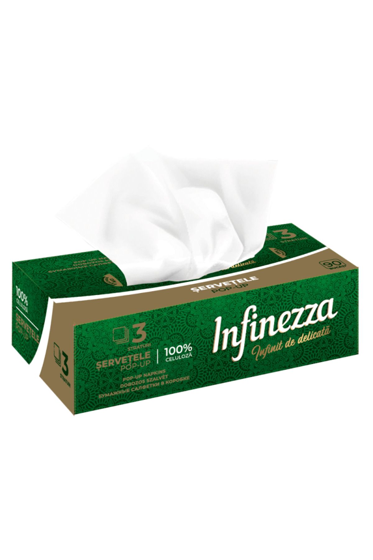 Cesiro Infinezza Servetele Cutie 90/set 3str - One Size