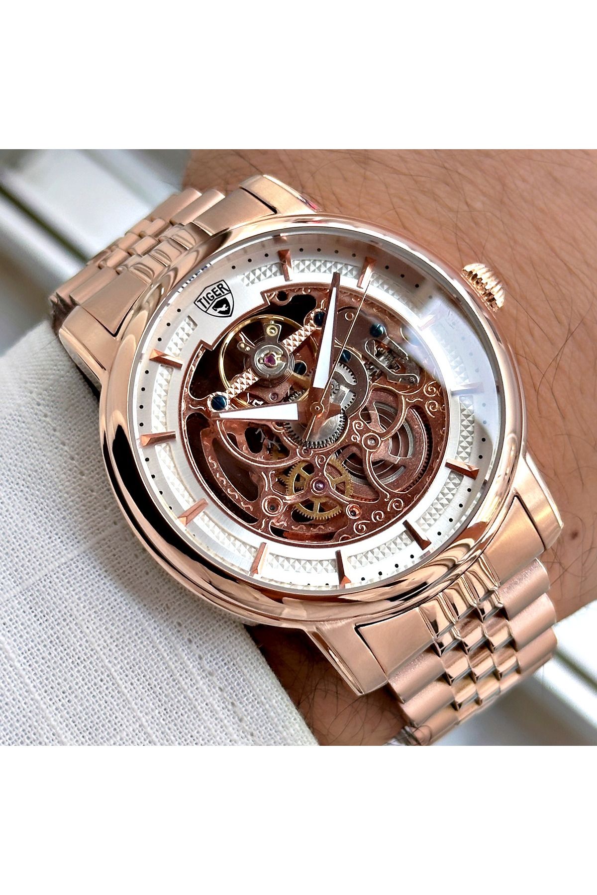 Tiger TİGER ERKEK KOL SAATİ TI-592AO 42MM-46MM Rose