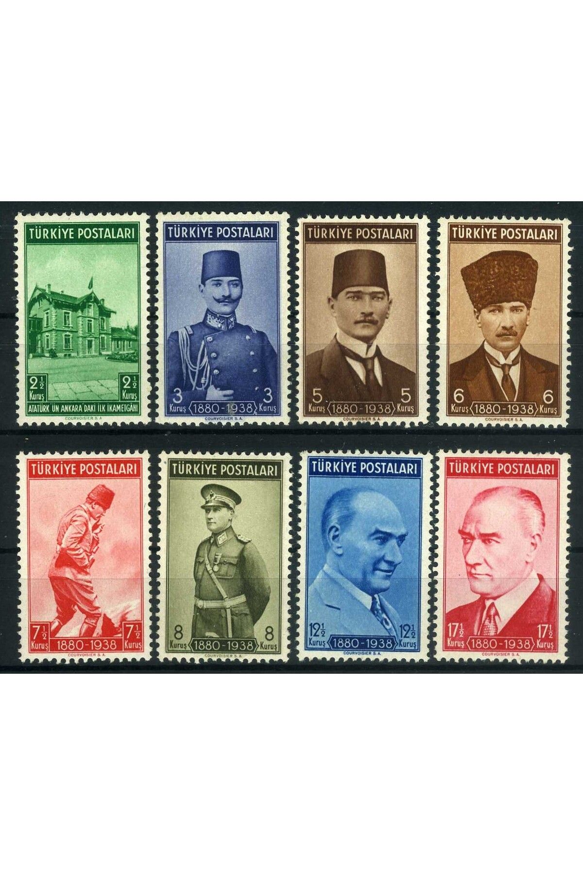 Jupiter Stamps Koleksiyon Pulları,Atatürk'ün 1.Ölüm Yılı Anısına,Konsept Hediyelik,Hobi Dünyası,ASB-00458833