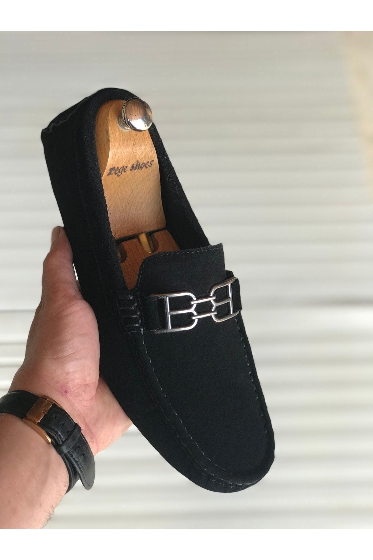 Zegeshoes Hakiki Deri Yeni Sezon Geçme Rok Ayakkabı Loafer