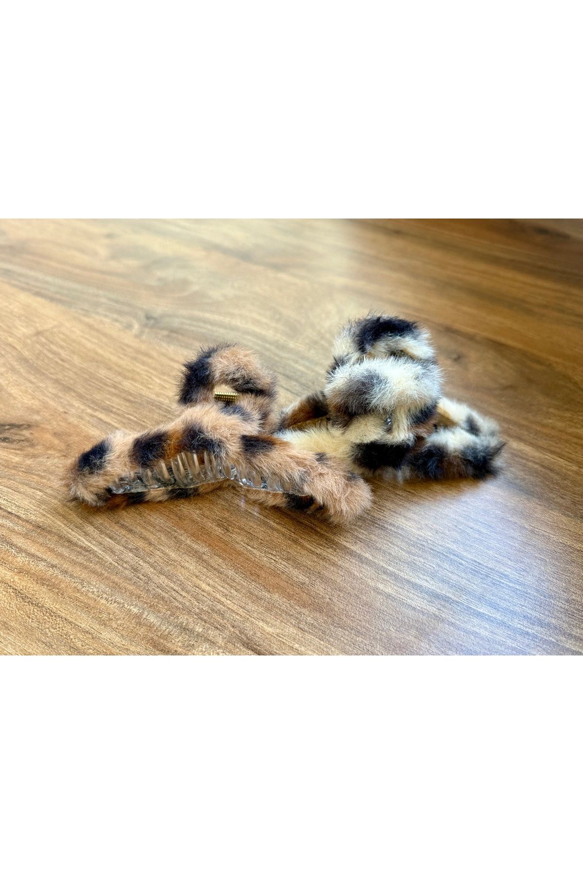 DF ToyShop 2’Lİ PELUŞ LEOPAR KISKAÇLI TOKA