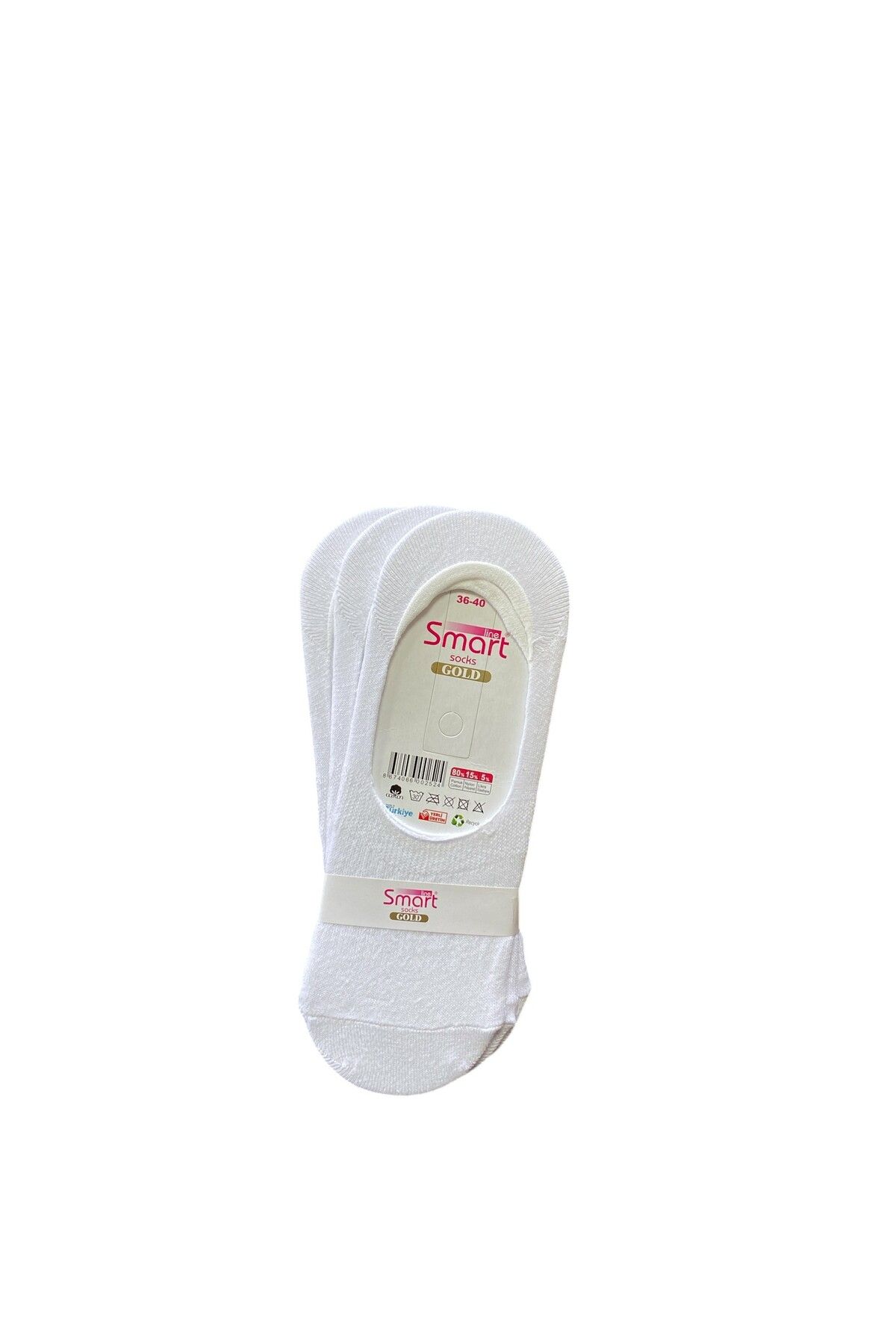 Line Smart-6 Pack Women's Cotton Soft Quality Ballerina Socks 2