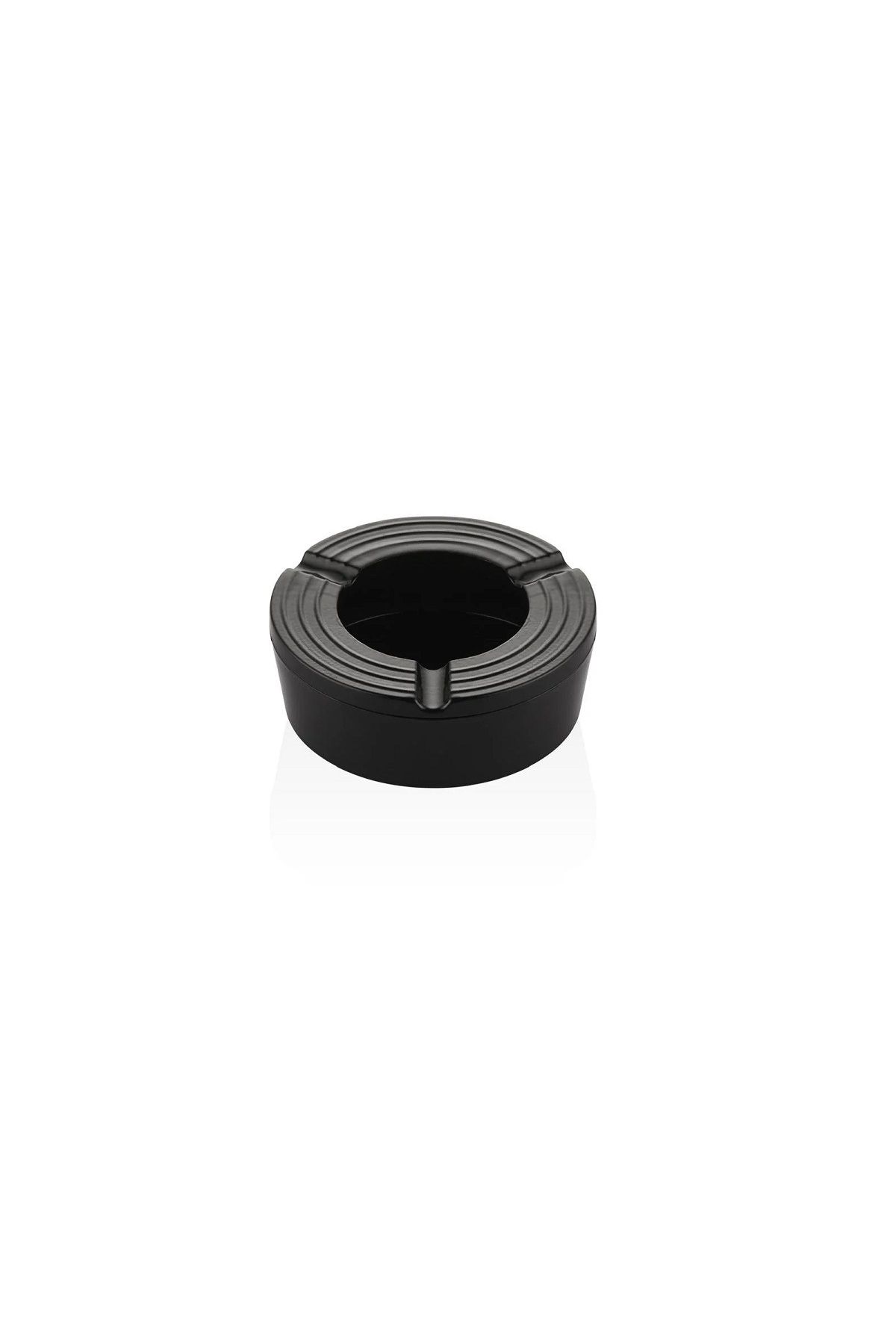 Ünsal Showroom Döküm Yuvarlak Küllük Siyah 8cm