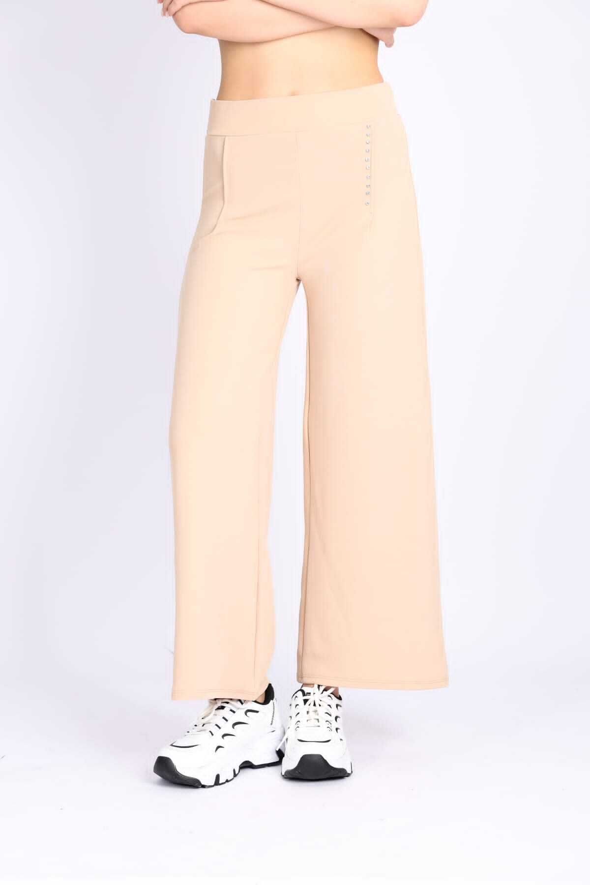 B&C AYAZ BUTİK Taşlı pantolon