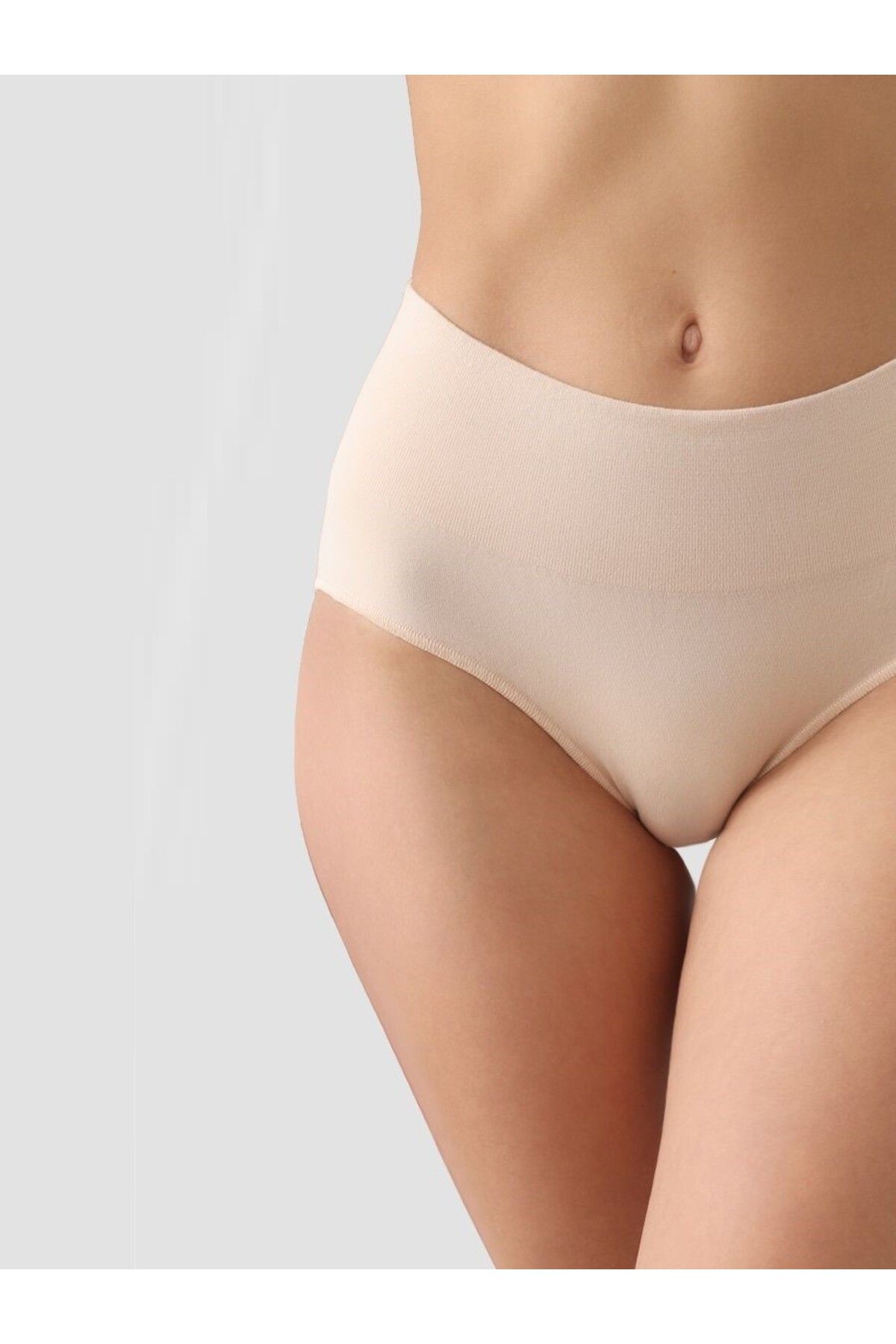 Mabet Model Yüksek Bel Toparlayıcı Korse Push Up Etkili Spor Külot Korse Ten Renk62