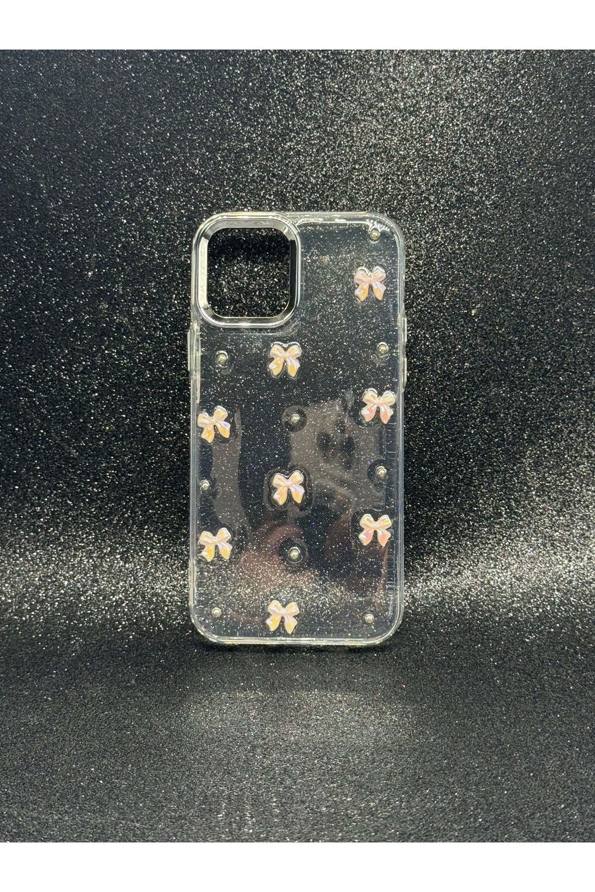 DUBİGOLD İPHONE 12 UYUMLU EPOKSİ DESENLİ SİMLİ SERT ŞEFFAF KILIF