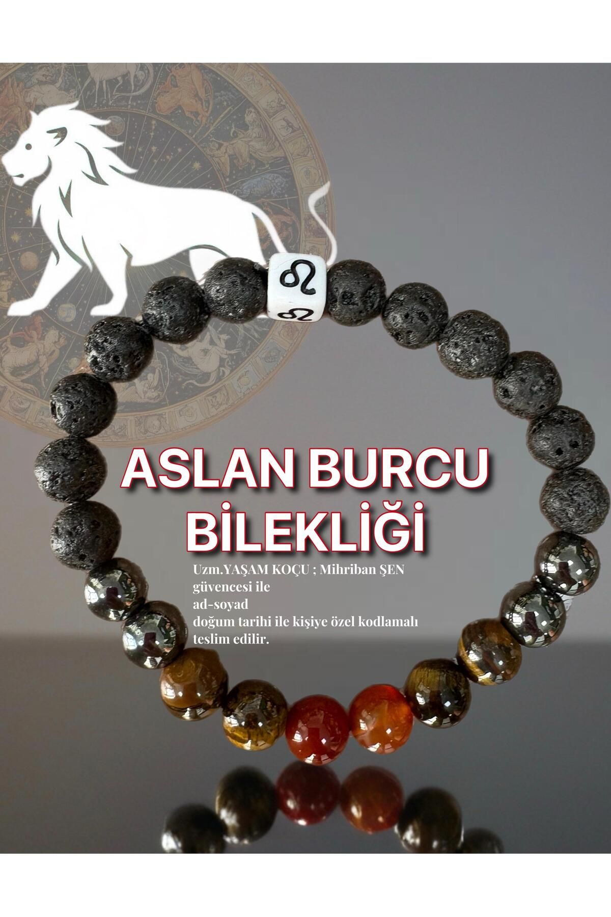 Mihri Doğaltaş Aslan Burcu Bilekliği