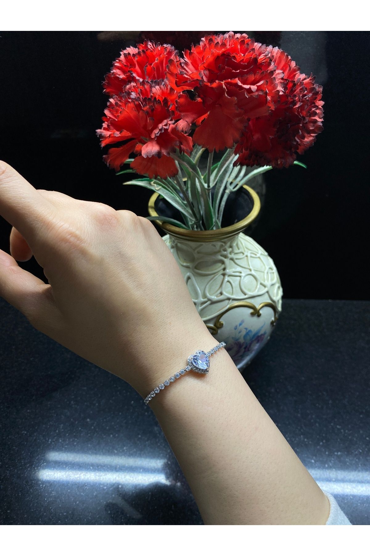 Gök Accessories Kalpli Çelik Bileklik