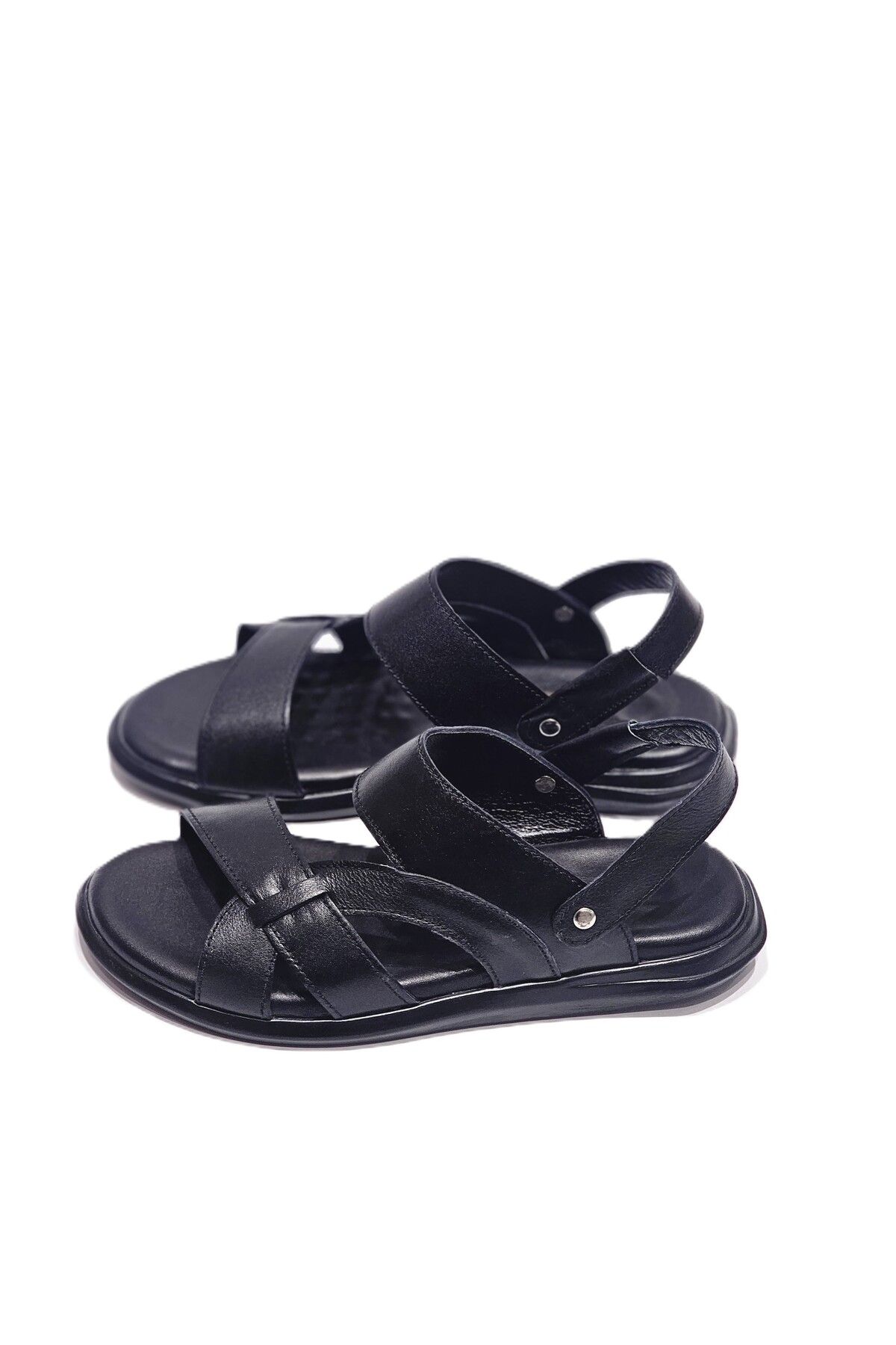 YETİŞ LUXURY HAKİKİ DERİ ERKEK SANDALET