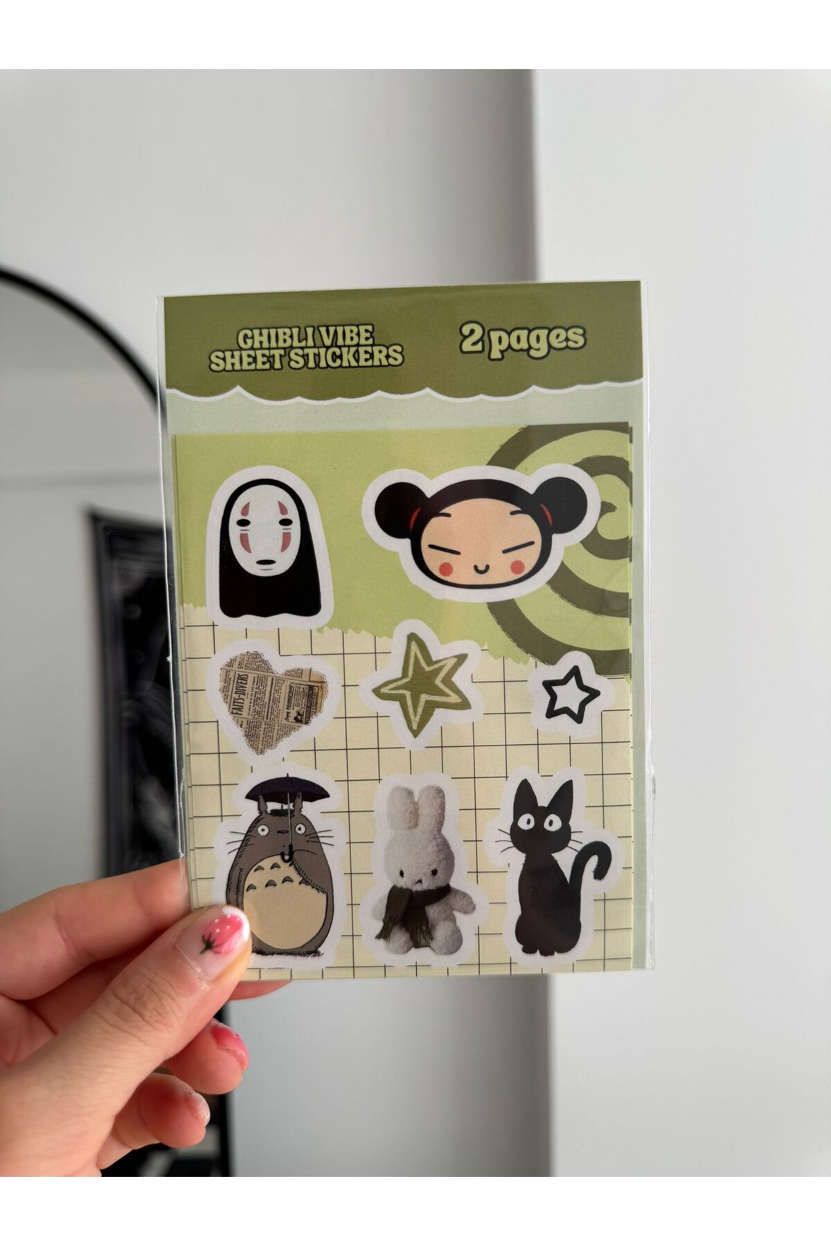 Planet Butik Ghibli Vibe Sheet 2li Sayfa Sticker