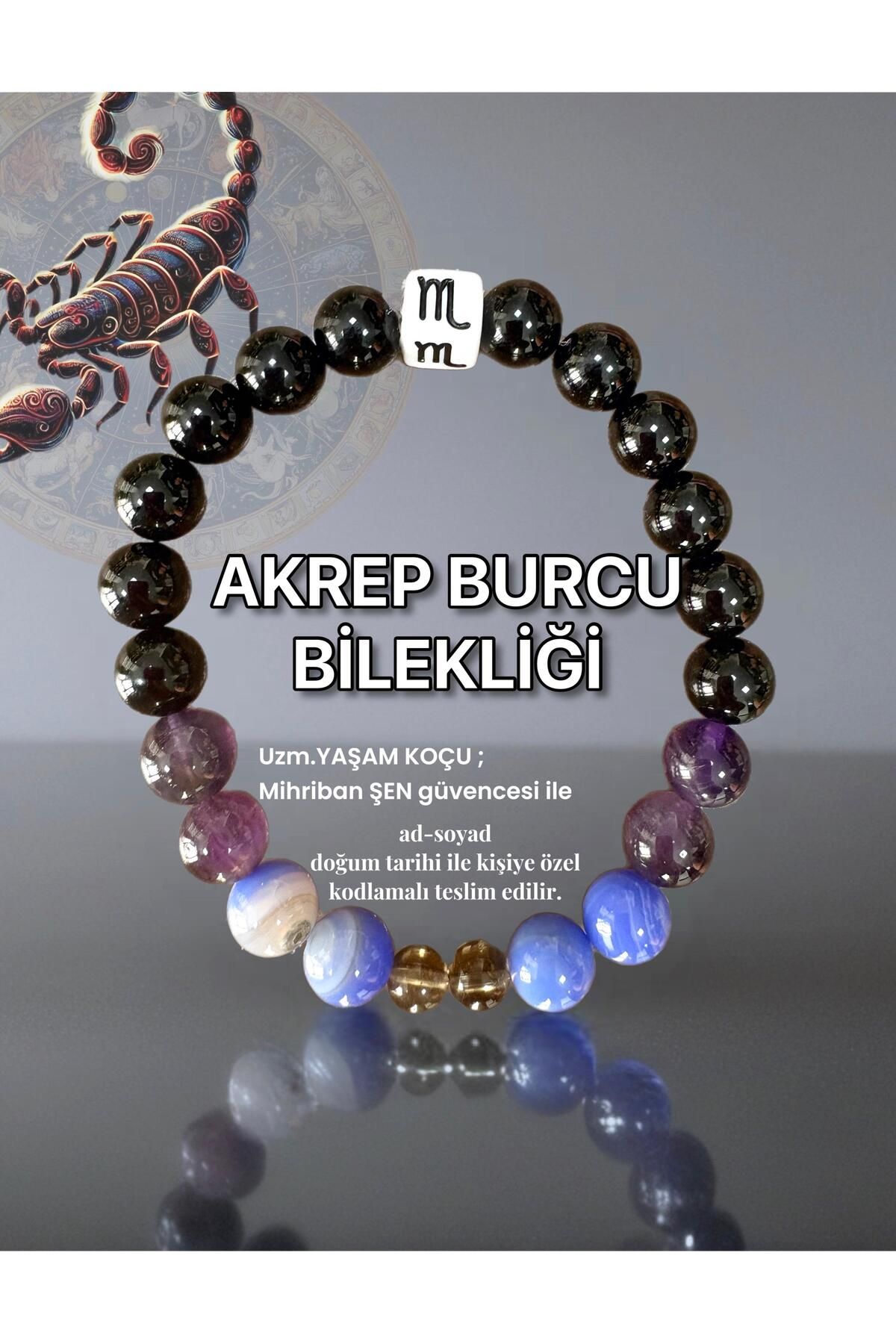 Mihri Doğaltaş Akrep Burcu Bilekliği