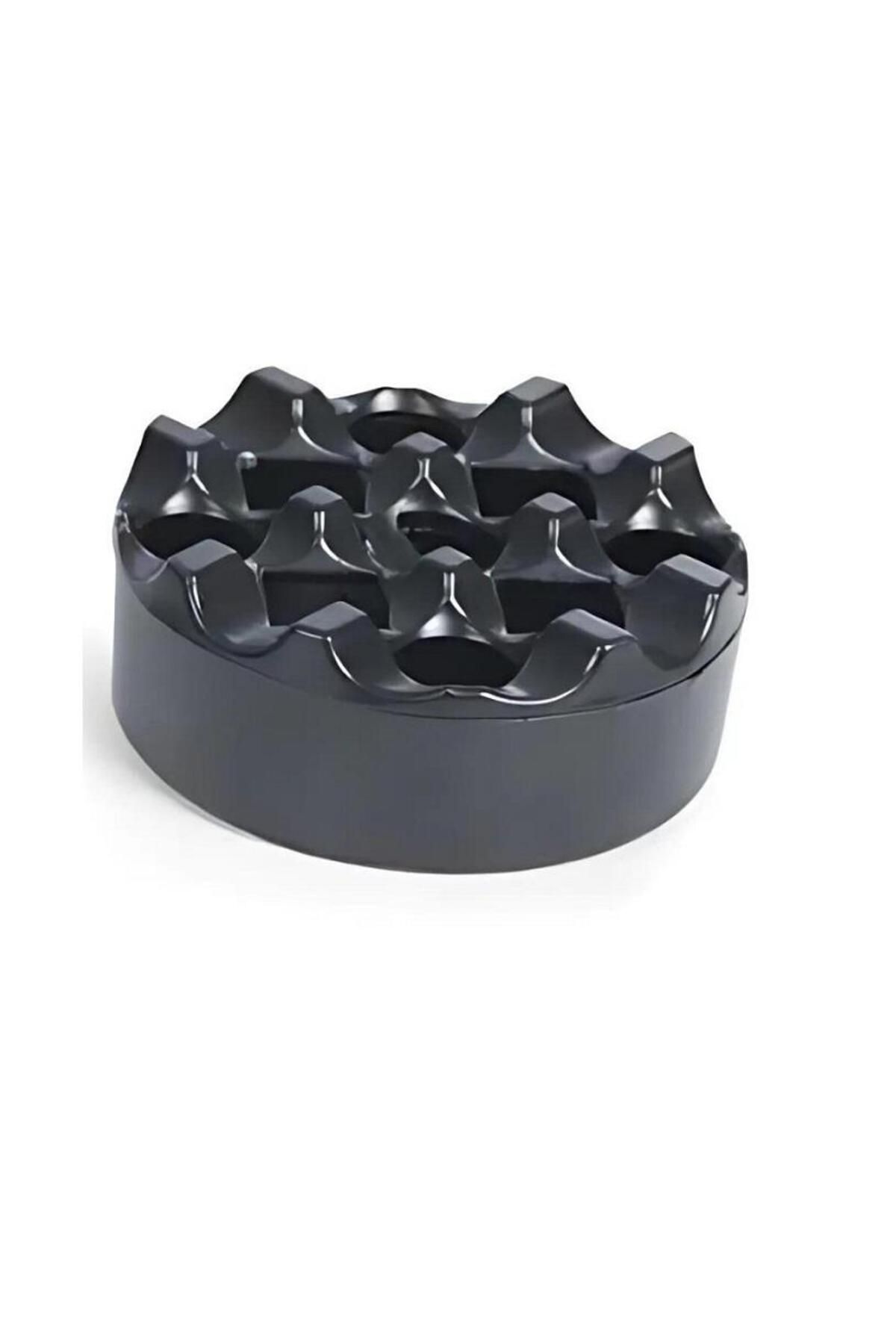 Ünsal Showroom Döküm Yuvarlak Küllük Siyah 9cm