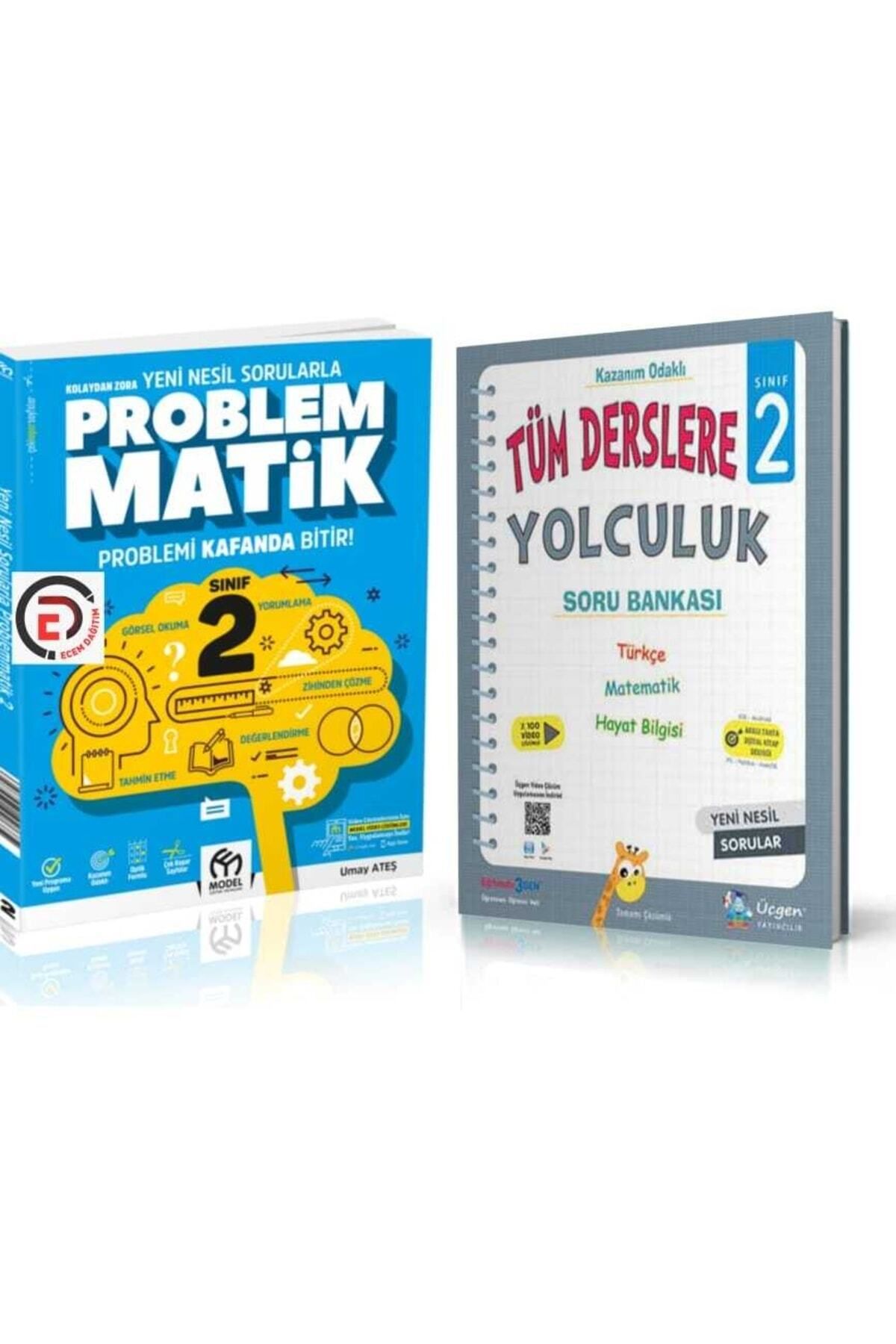 Model Eğitim Yayınları 2.sınıf Problemmatik + Üçgen Tüm Derslere Yolculuk