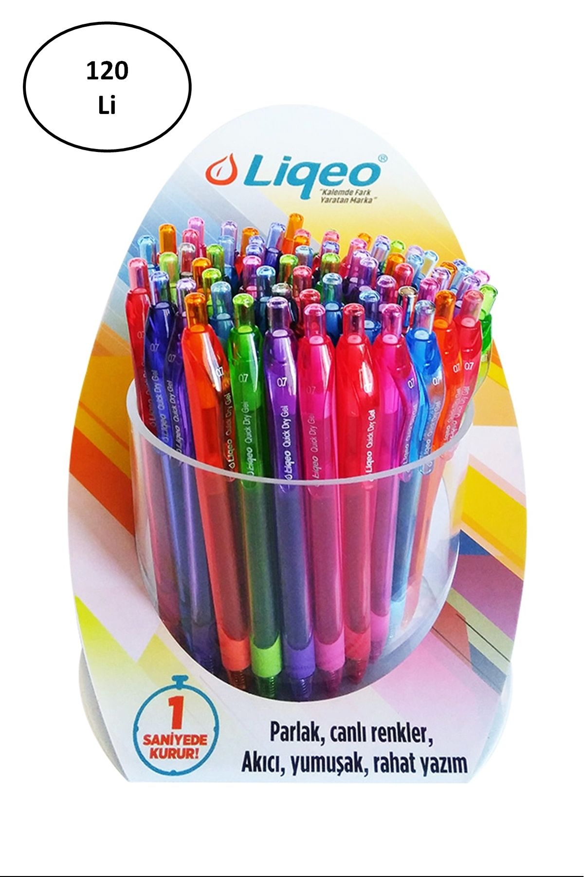 PRATİKOBA Liqeo Instant Gel Kalem 0.7 Mm 120 Li