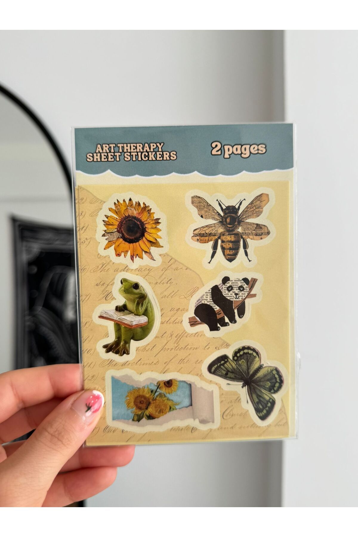 Planet Butik Art Therapy Sheet 2li Sayfa Sticker