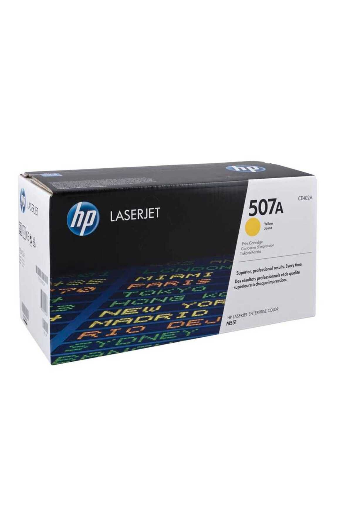 HP 507A - CE402A sarı TONER