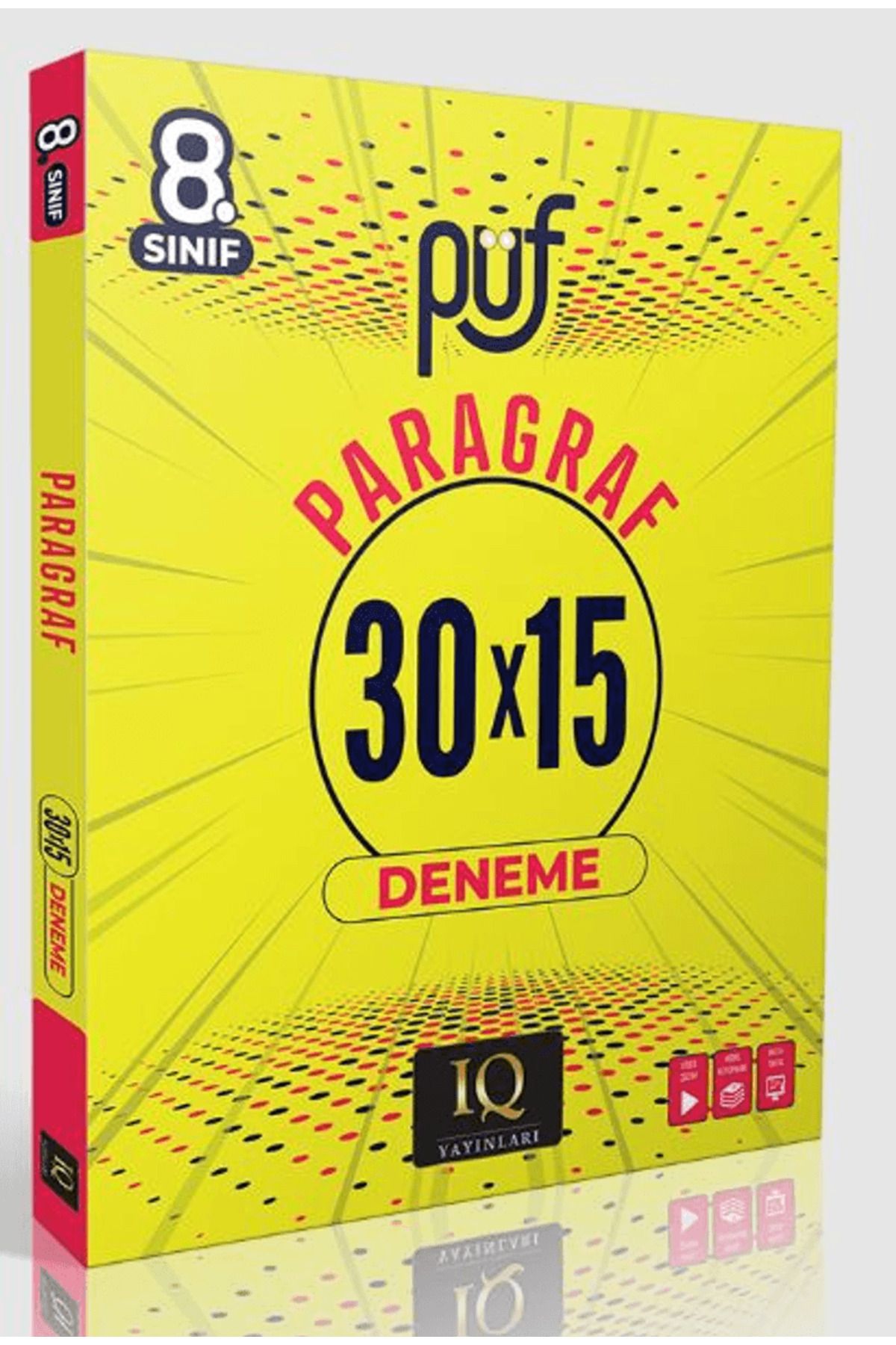 IQ YAYINLARI LGS PÜF Paragraf 30x15 Deneme / Kolektif / IQ Yayınları / 9786259582825